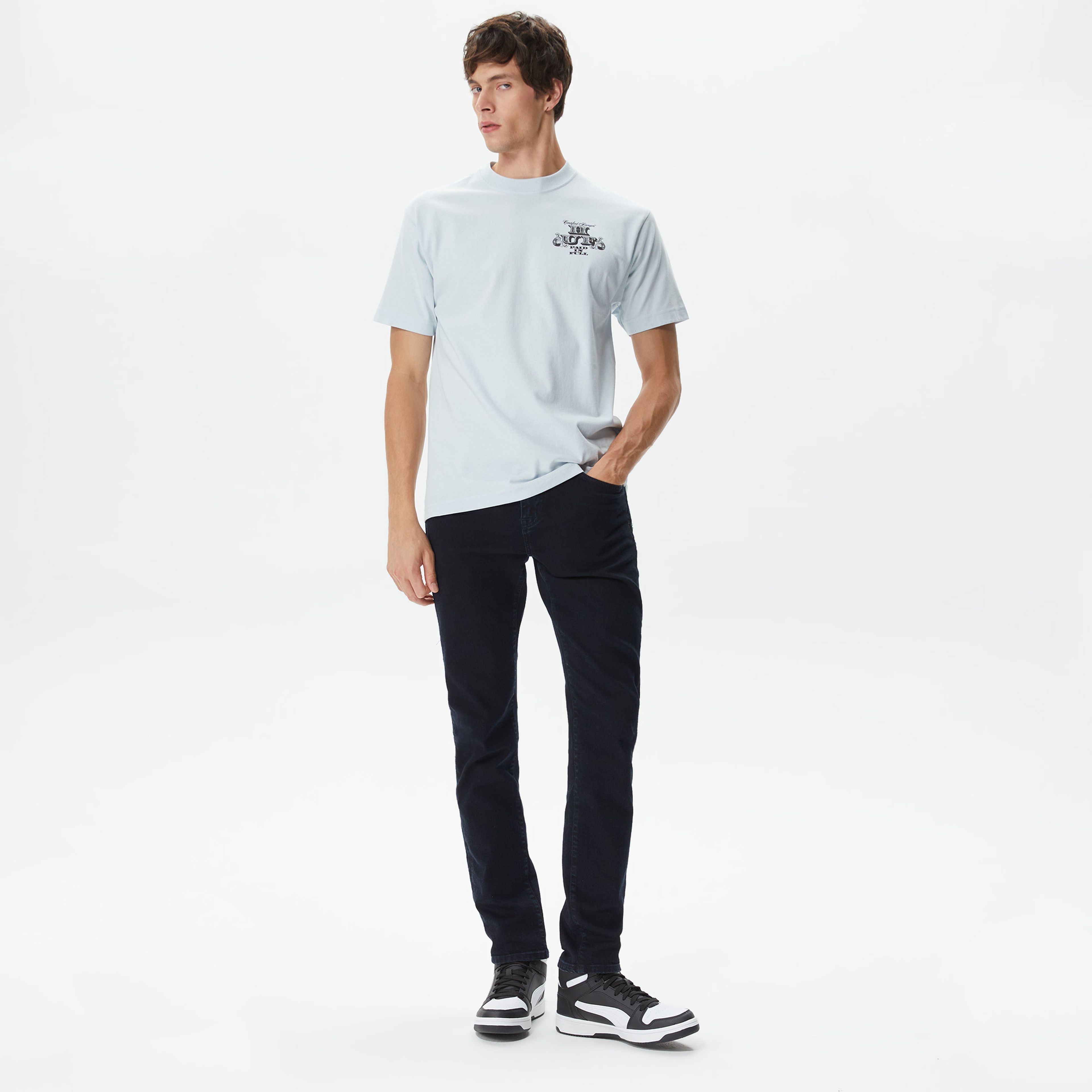 Huf Paid In Full Erkek Beyaz T-Shirt