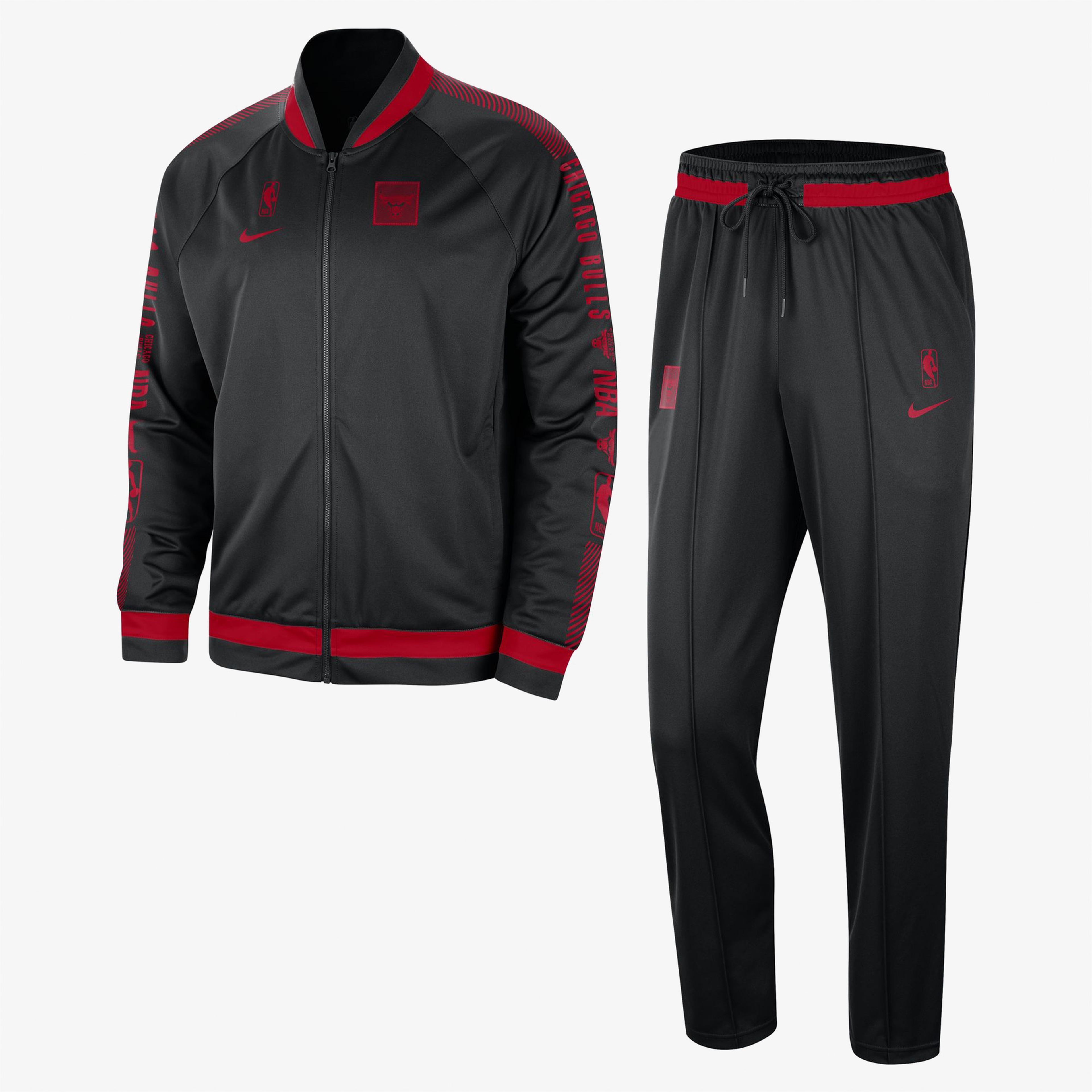 Nike Chicago Bulls Starting 5 Dri-FIT NBA Erkek Siyah Eşofman Takımı