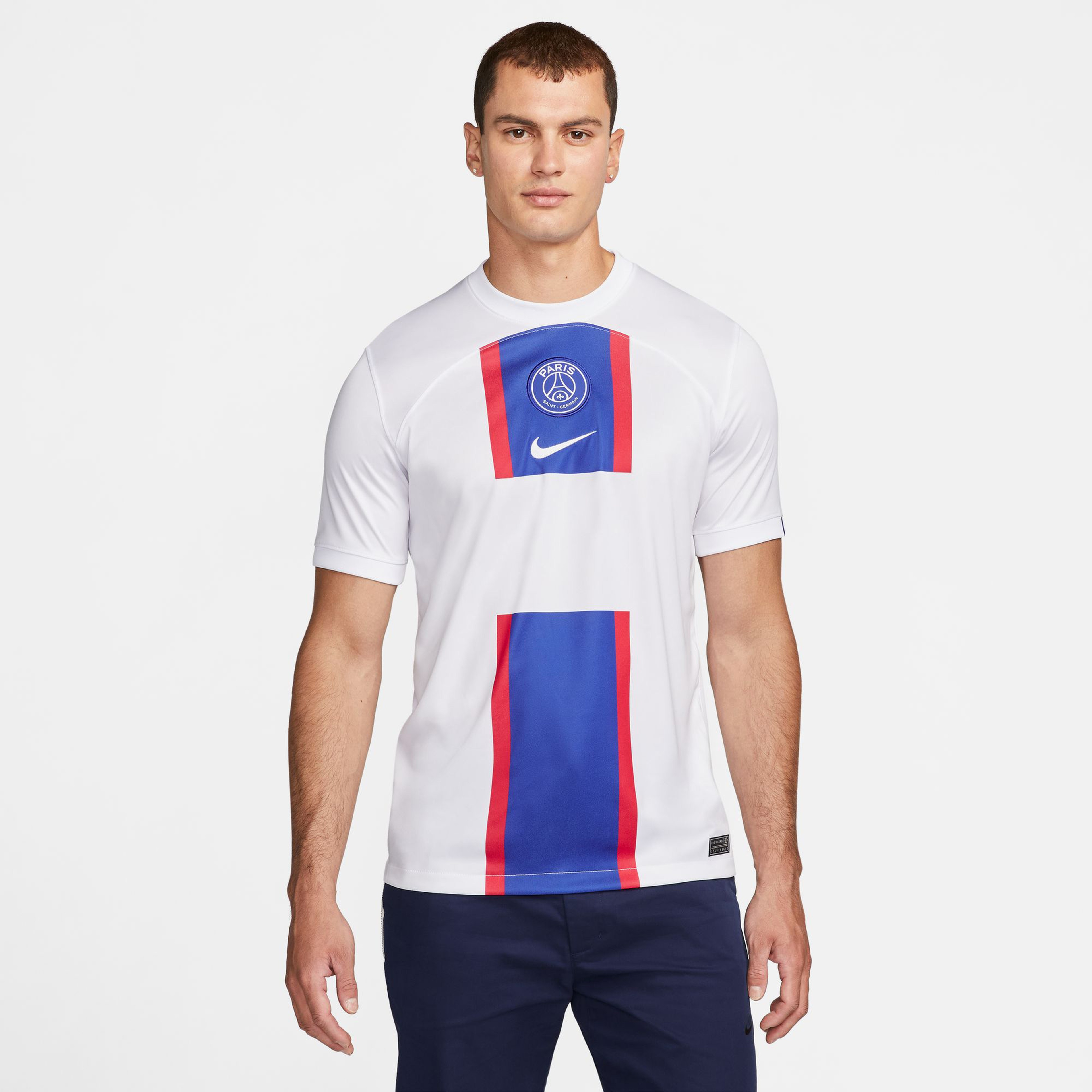 Nike Paris Saint-Germain 2022-2023 Stadium Erkek Beyaz Futbol Forması