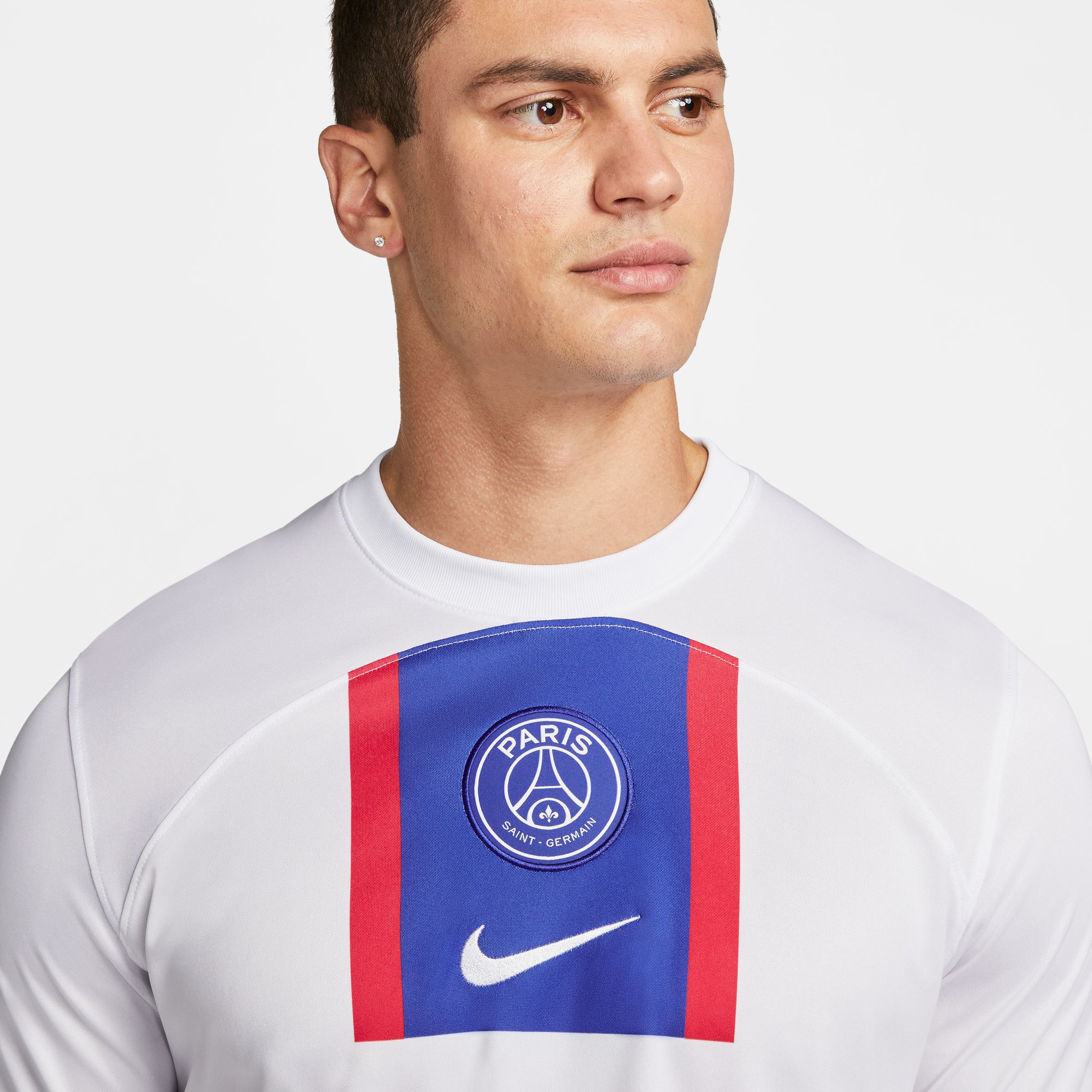 Nike Paris Saint-Germain 2022-2023 Stadium Erkek Beyaz Futbol Forması