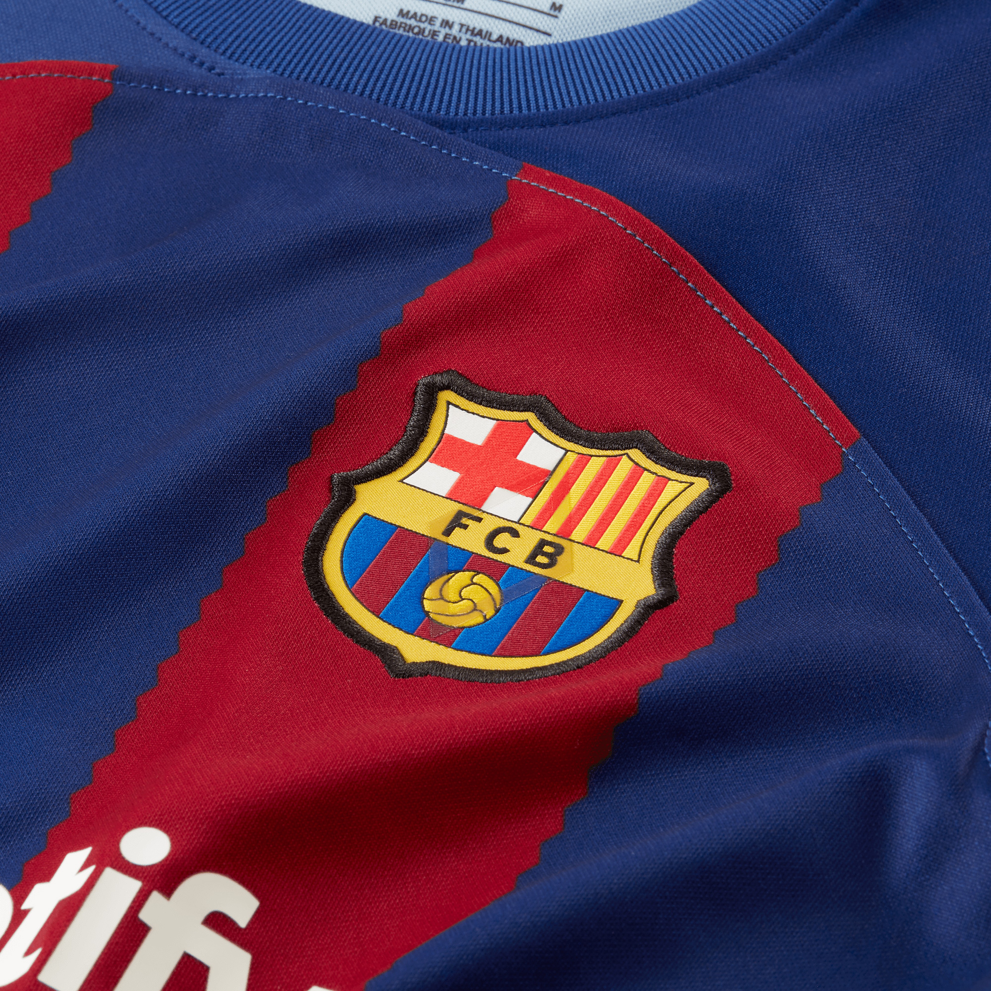 Nike Barcelona 2023/24 Stadium Home Çocuk Mavi Futbol Forması