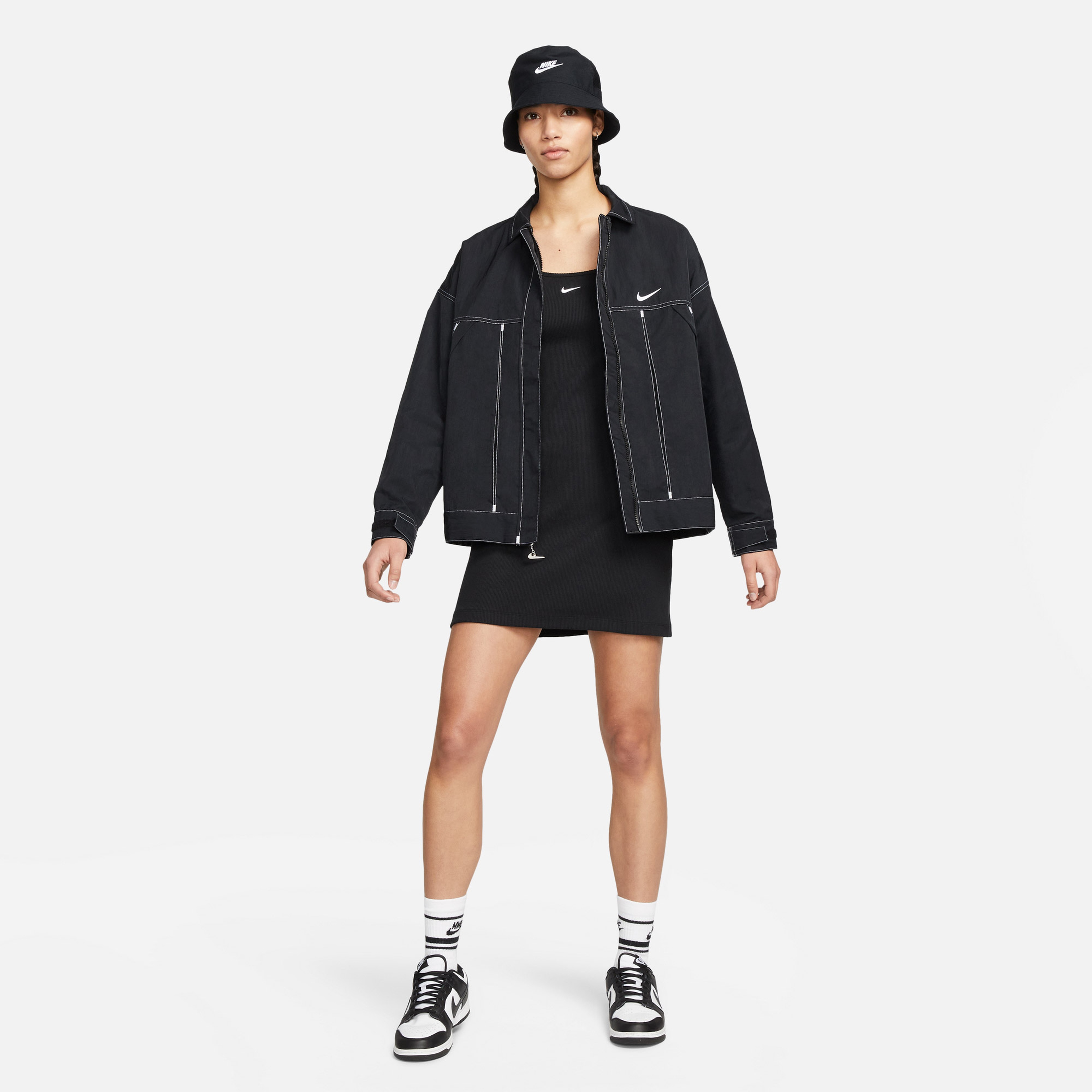Nike Essential Kadın Siyah Elbise