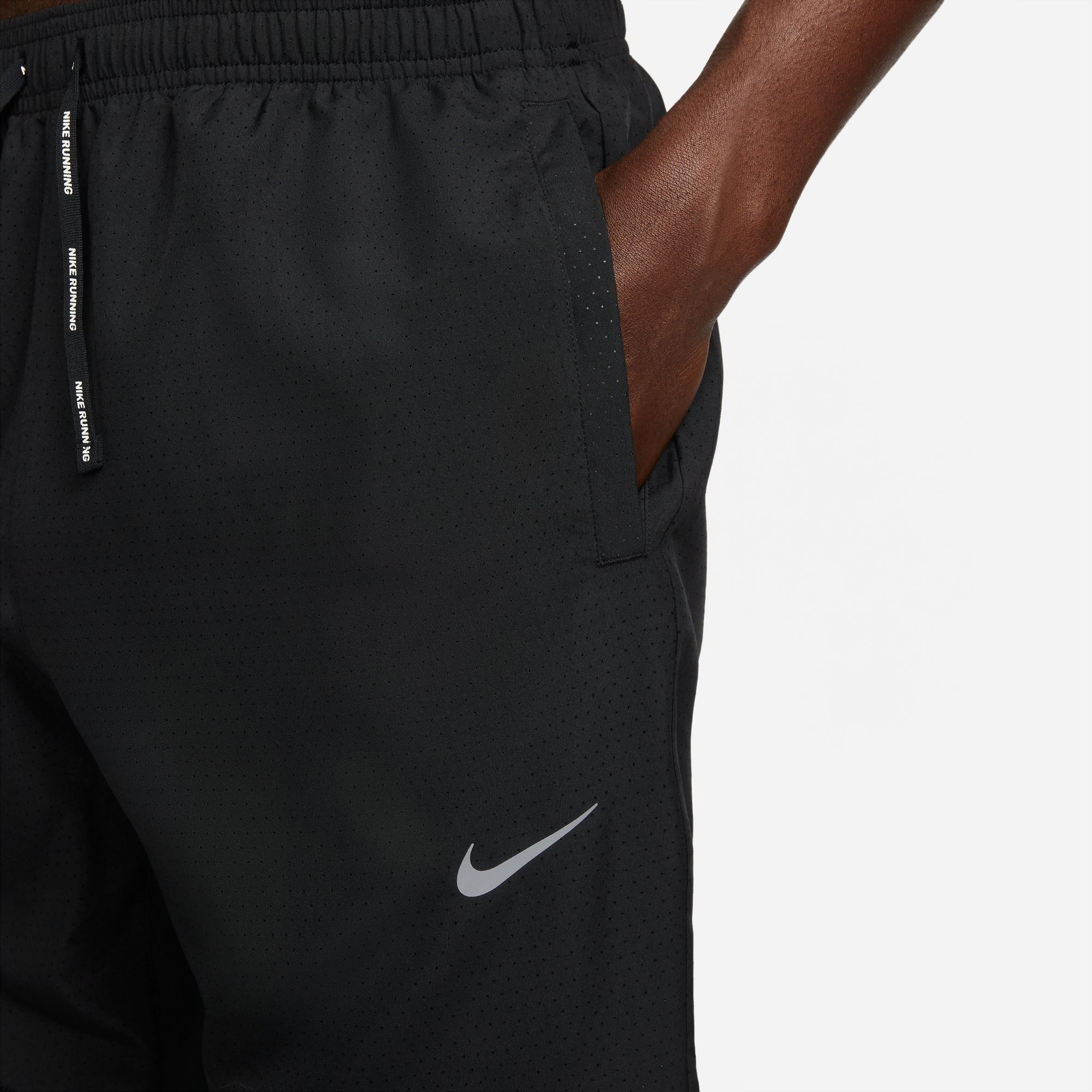 Nike Dri-Fit Fast Erkek Siyah Koşu Eşofman Altı