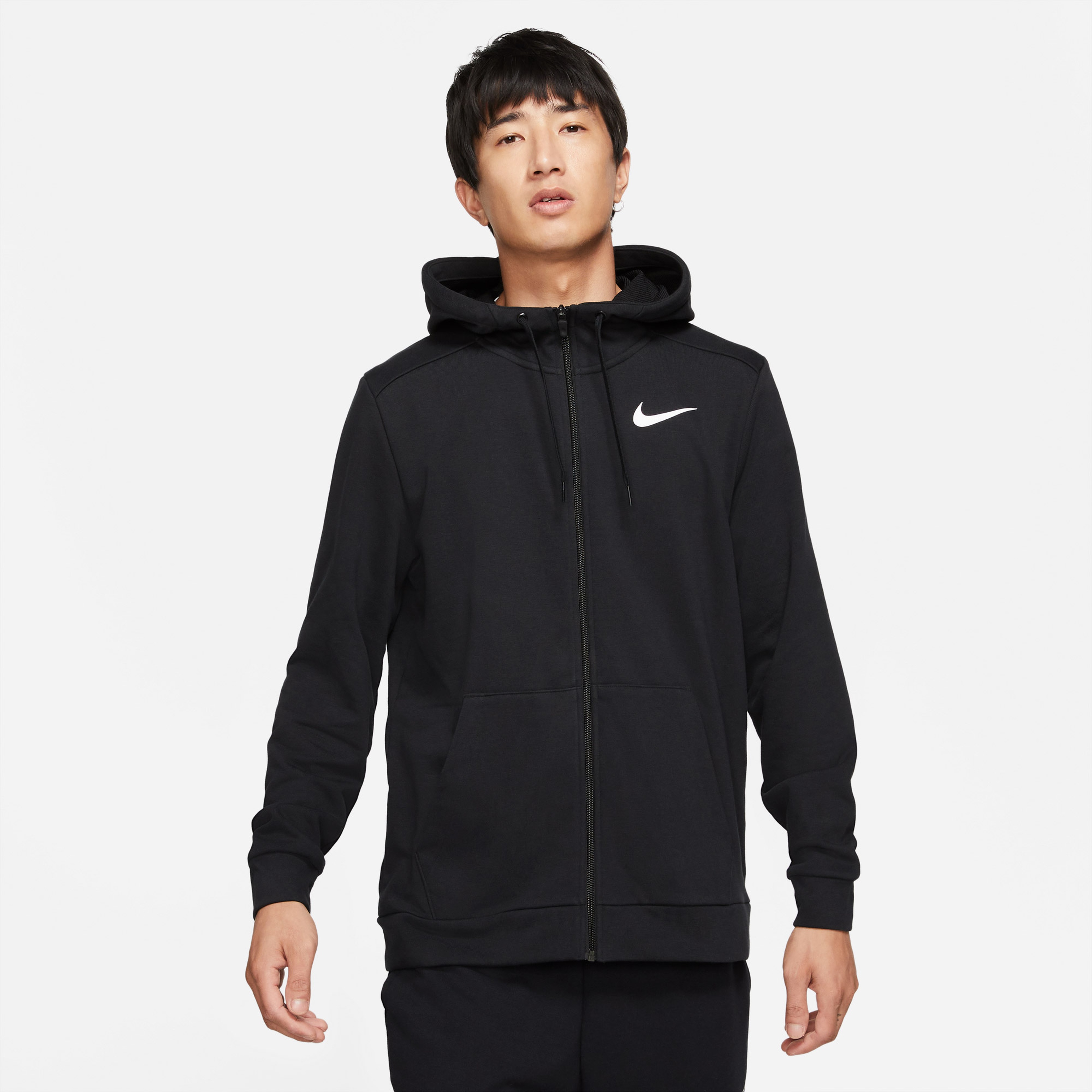 Nike Dri-Fit Erkek Siyah Antrenman Sweatshirt