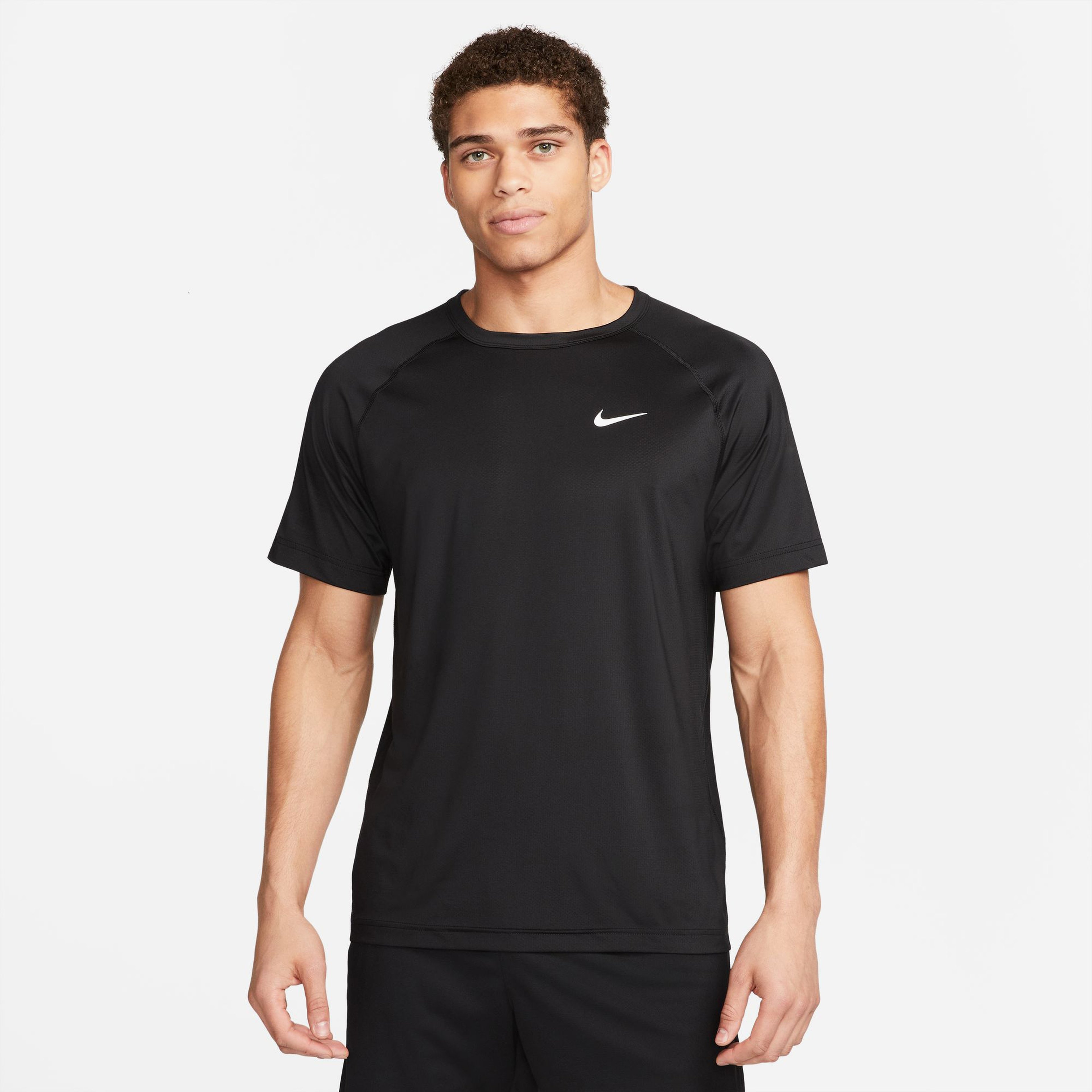 Nike Dri-Fit Ready Erkek Siyah Antrenman T-Shirt
