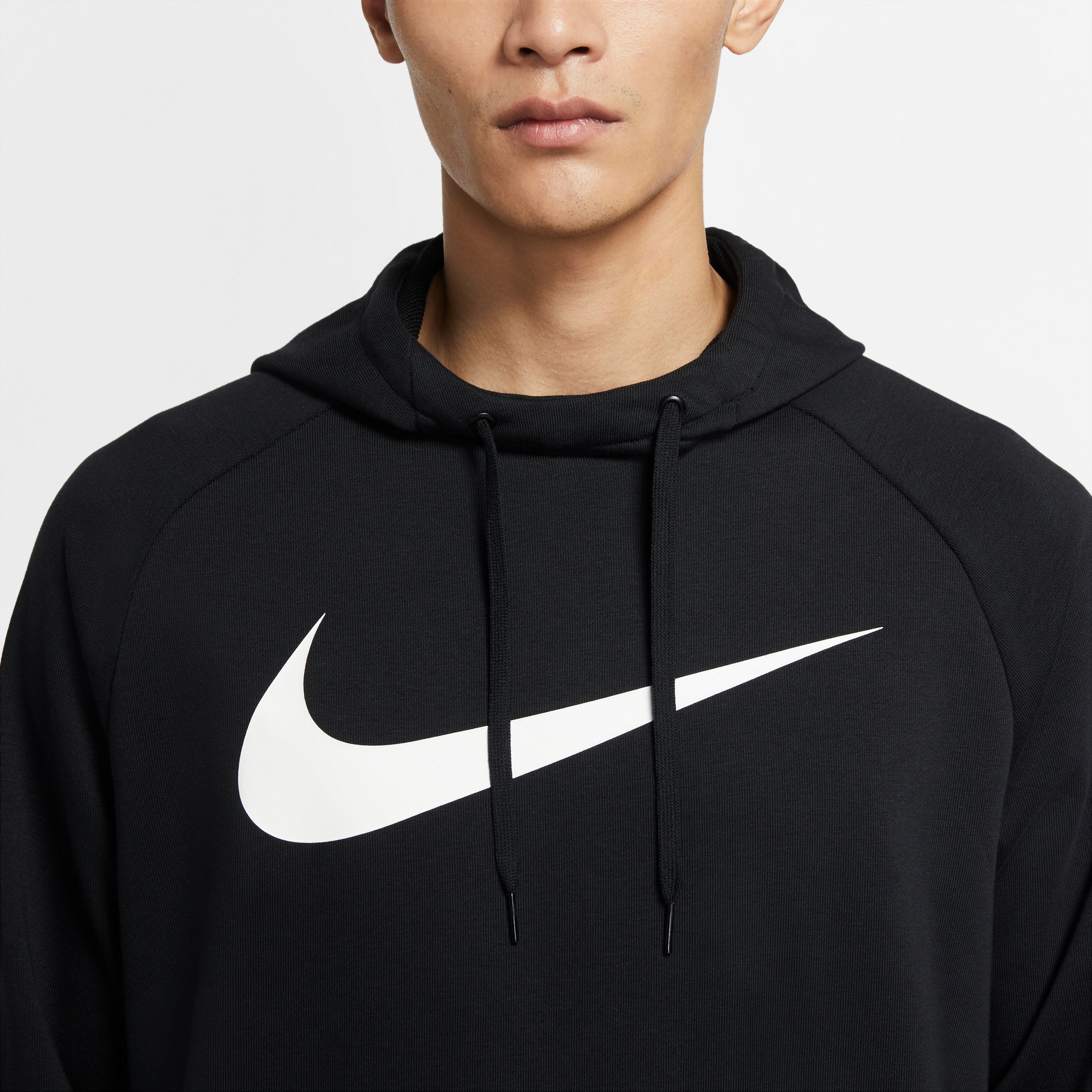 Nike Dri-Fit Pullover Erkek Siyah Antrenman Sweatshirt