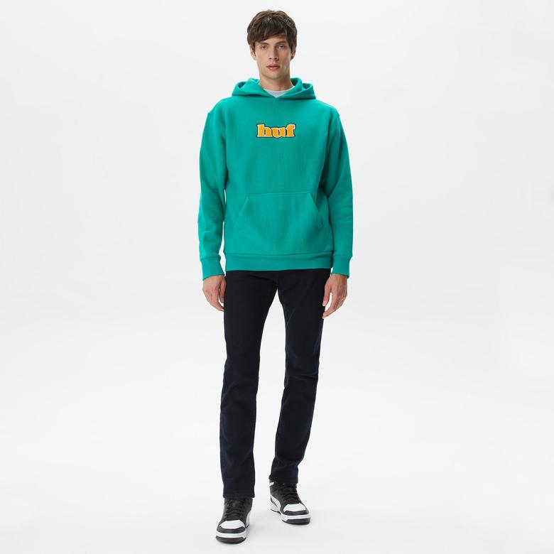 Huf Madison Heavyweight Pullover Erkek Yeşil Hoodie