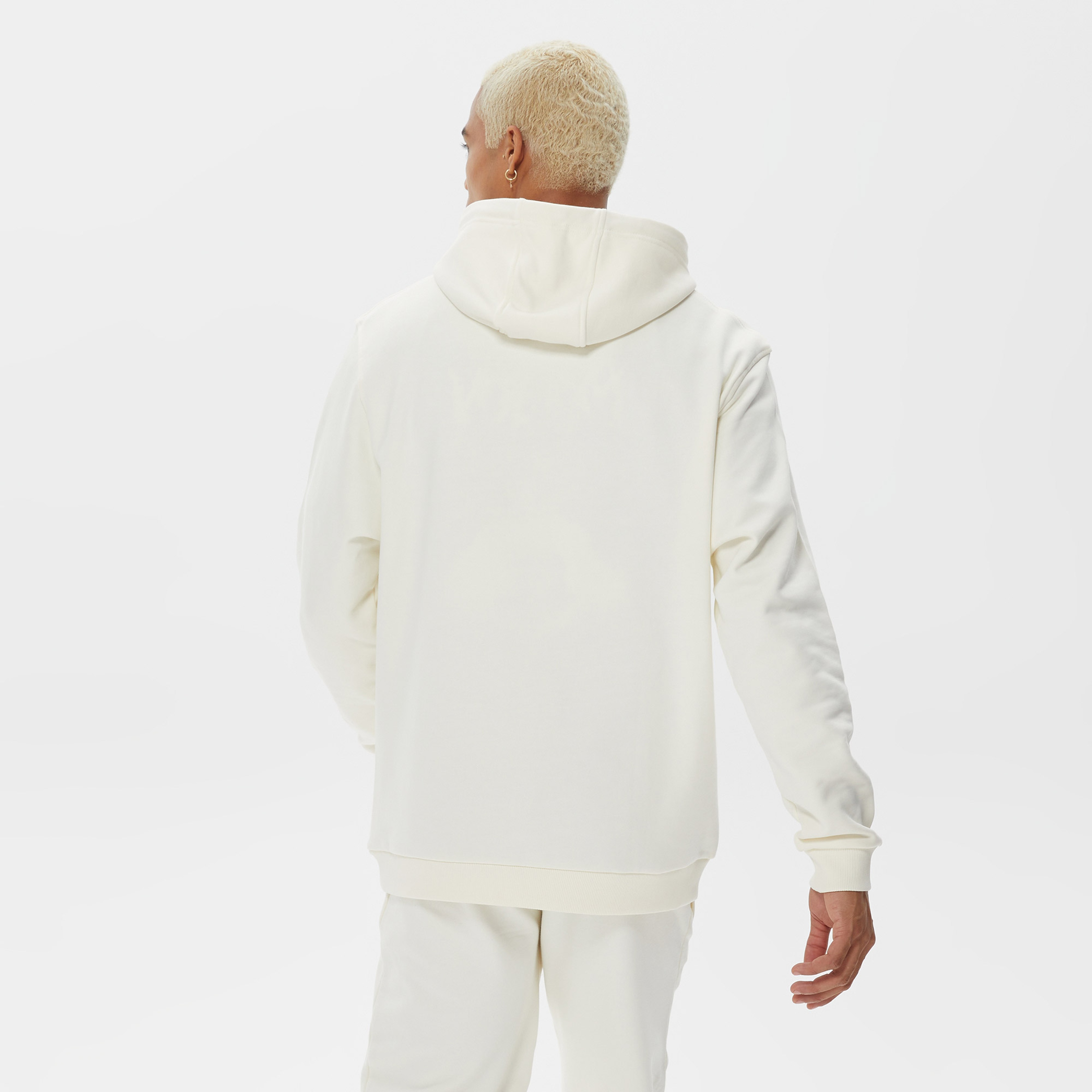 UNITED4 Erkek Beyaz Sweatshirt