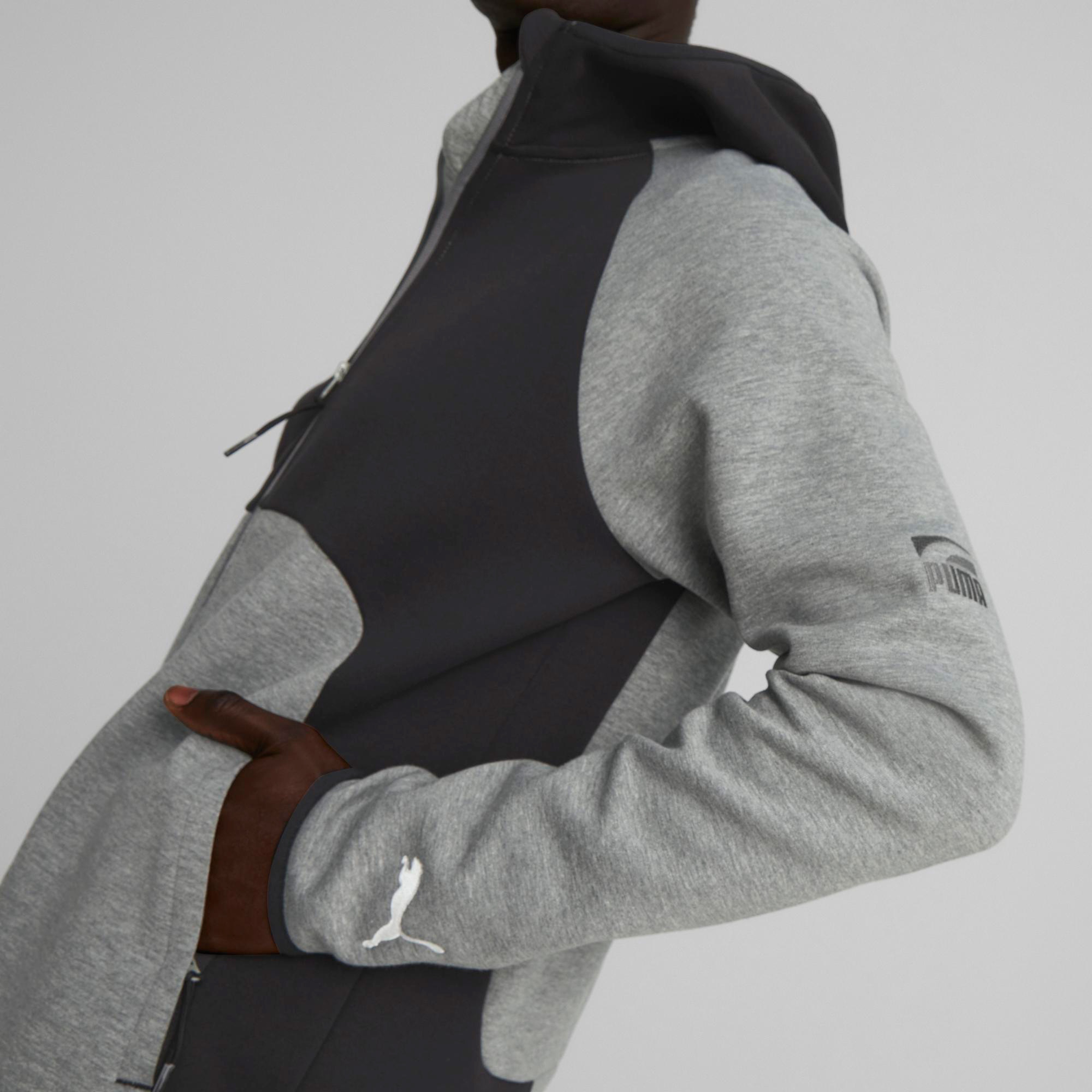 Puma Dime Erkek Gri Sweatshirt