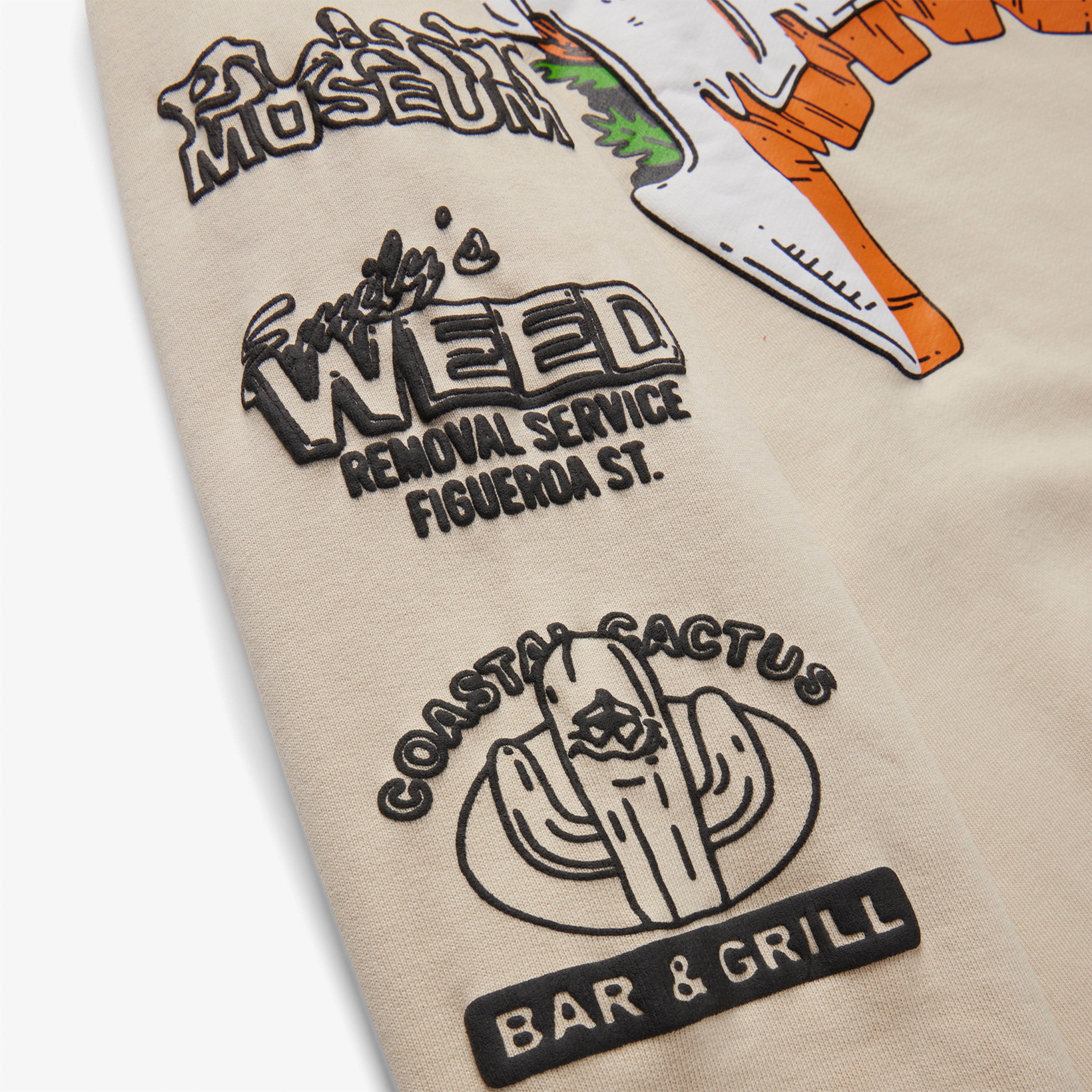 Market Growclub Erkek Krem Hoodie