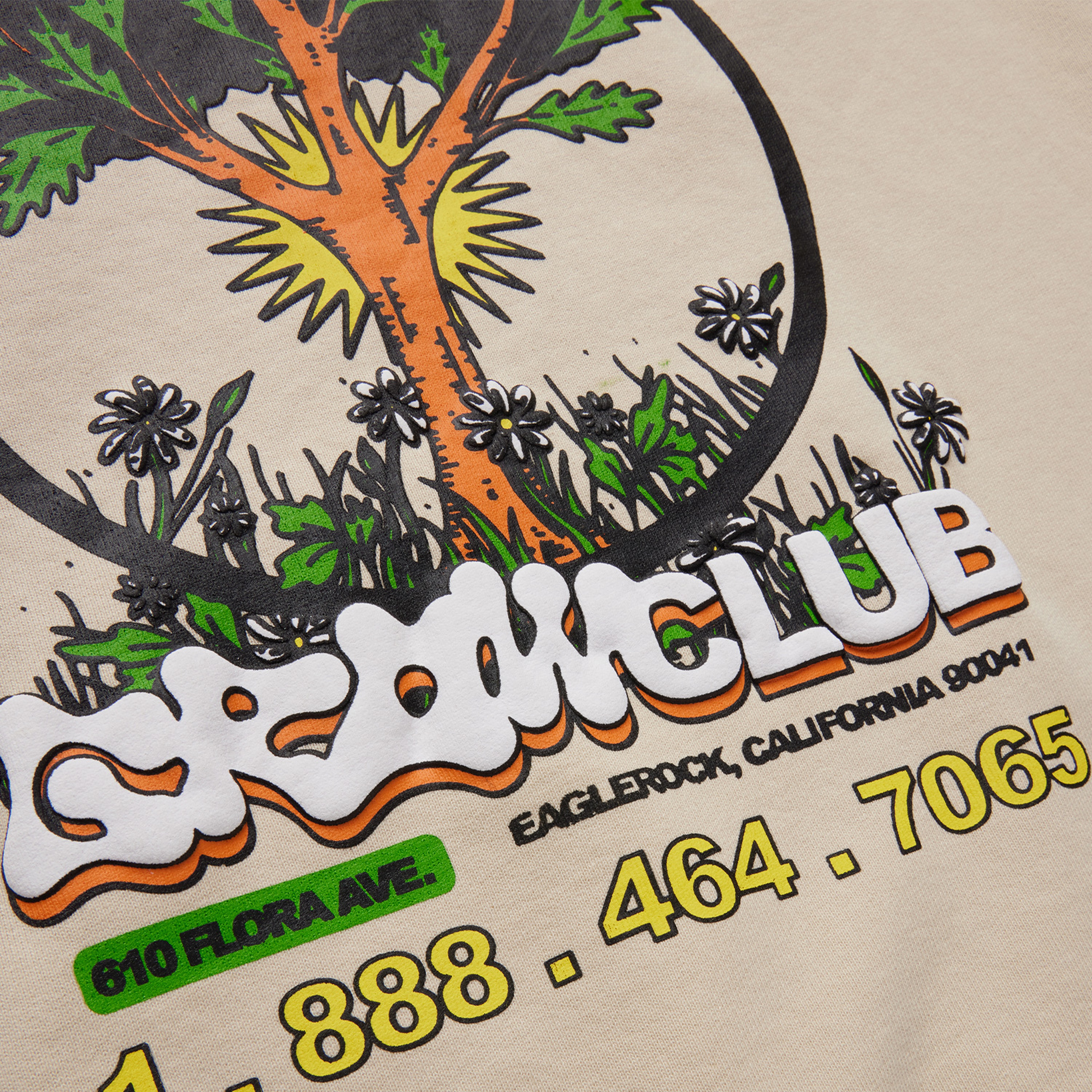 Market Growclub Erkek Krem Hoodie