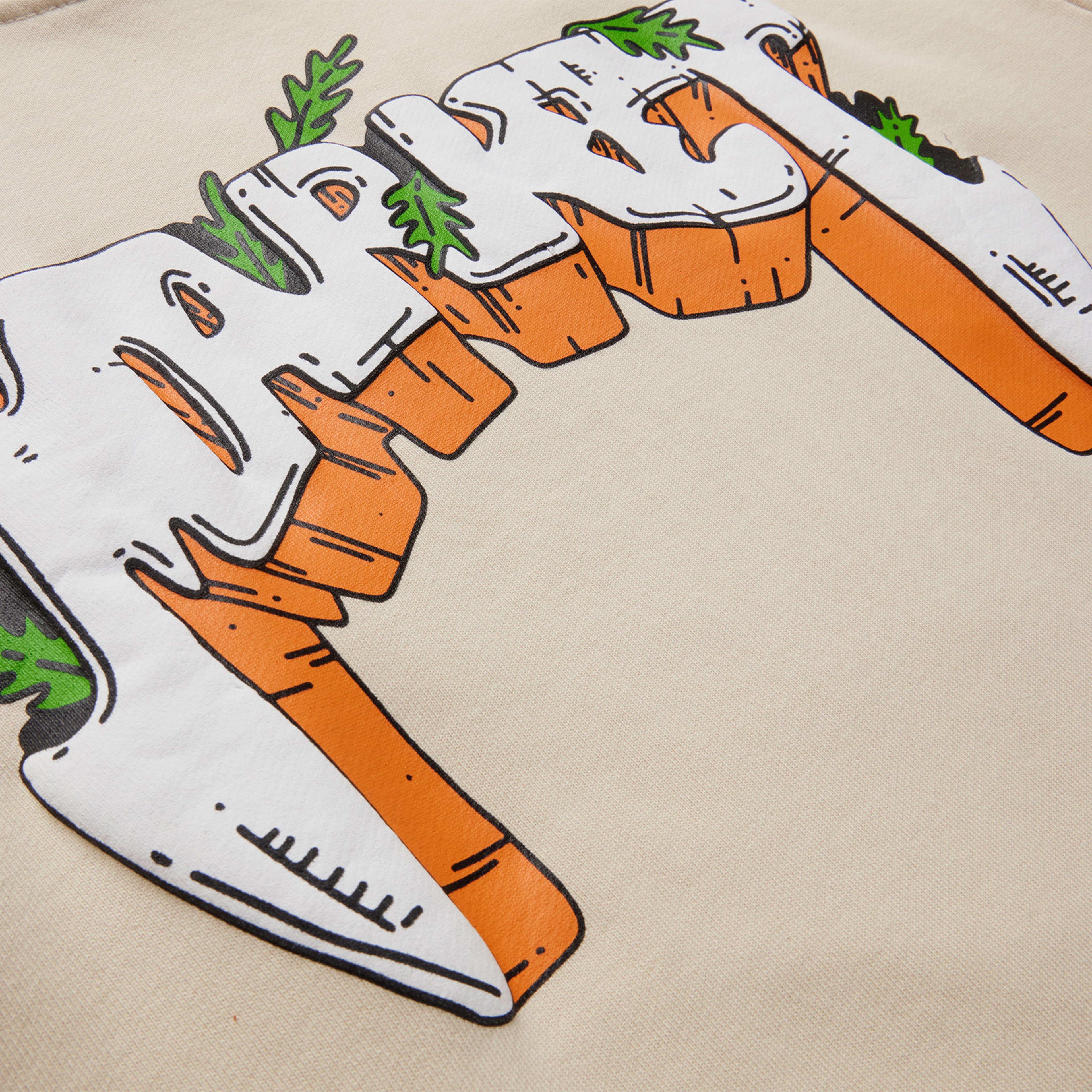 Market Growclub Erkek Krem Hoodie