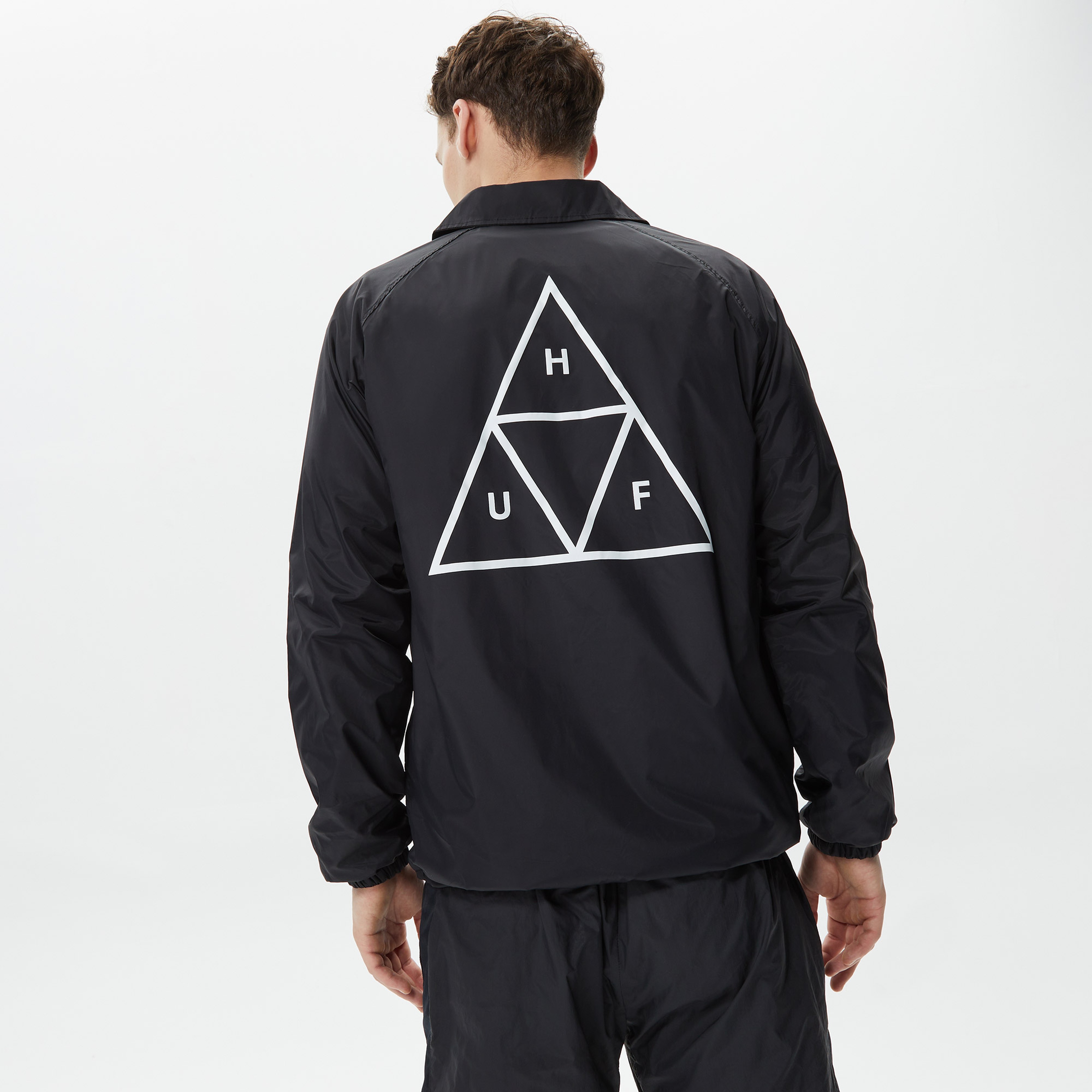Huf Essentials Erkek Siyah Ceket