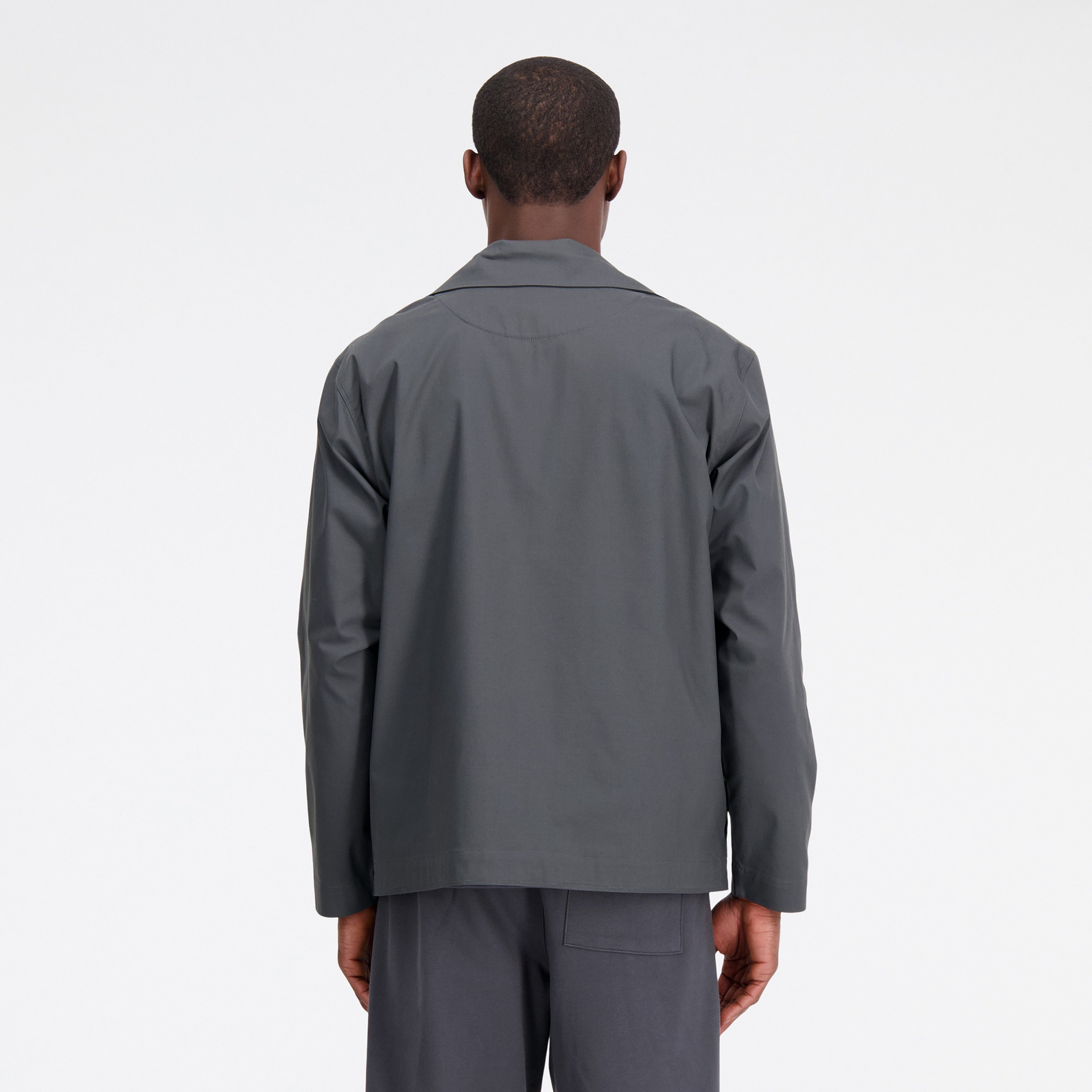 New Balance Athletics Linear Erkek Gri Ceket