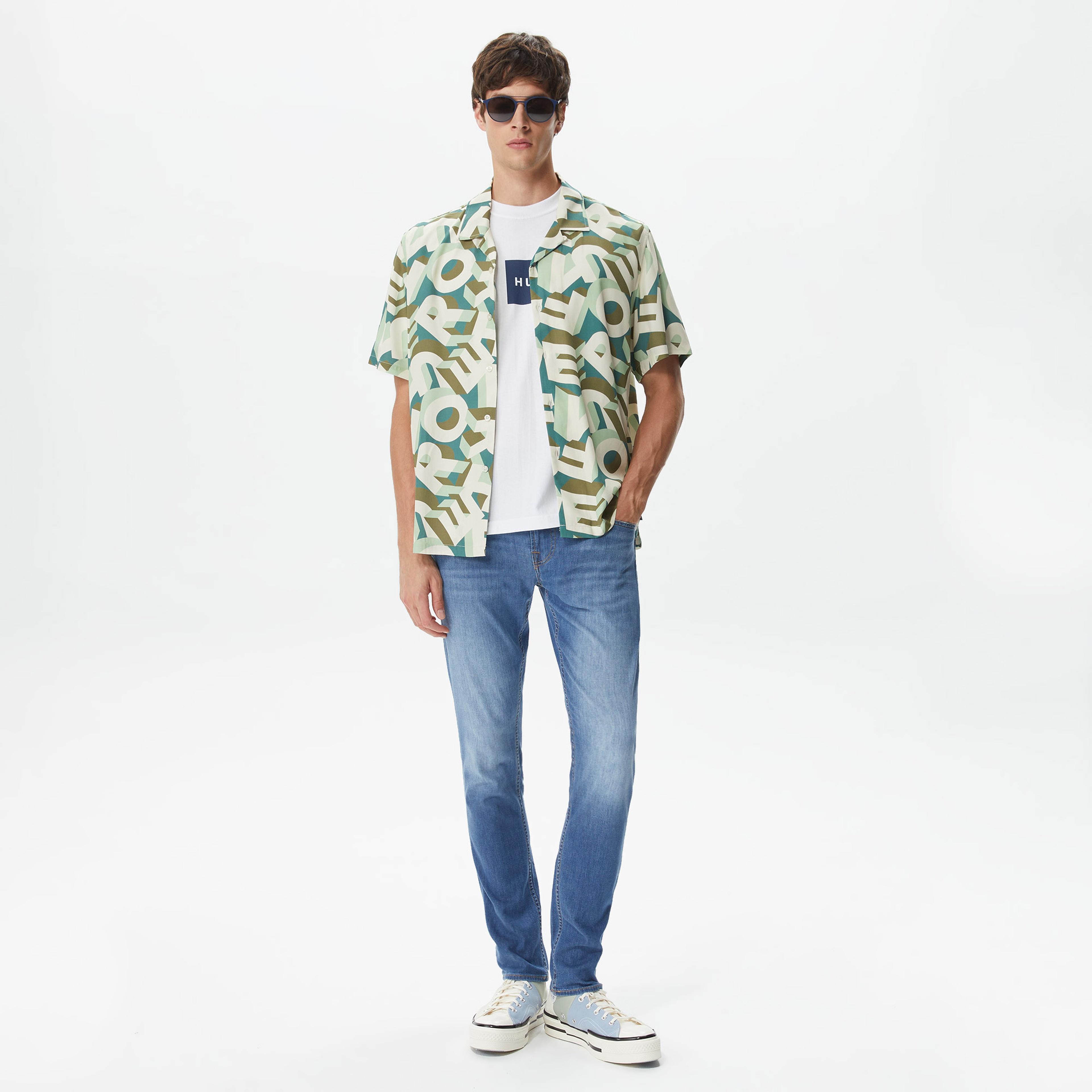 Huf Abecederian Resort Erkek Renkli Gömlek