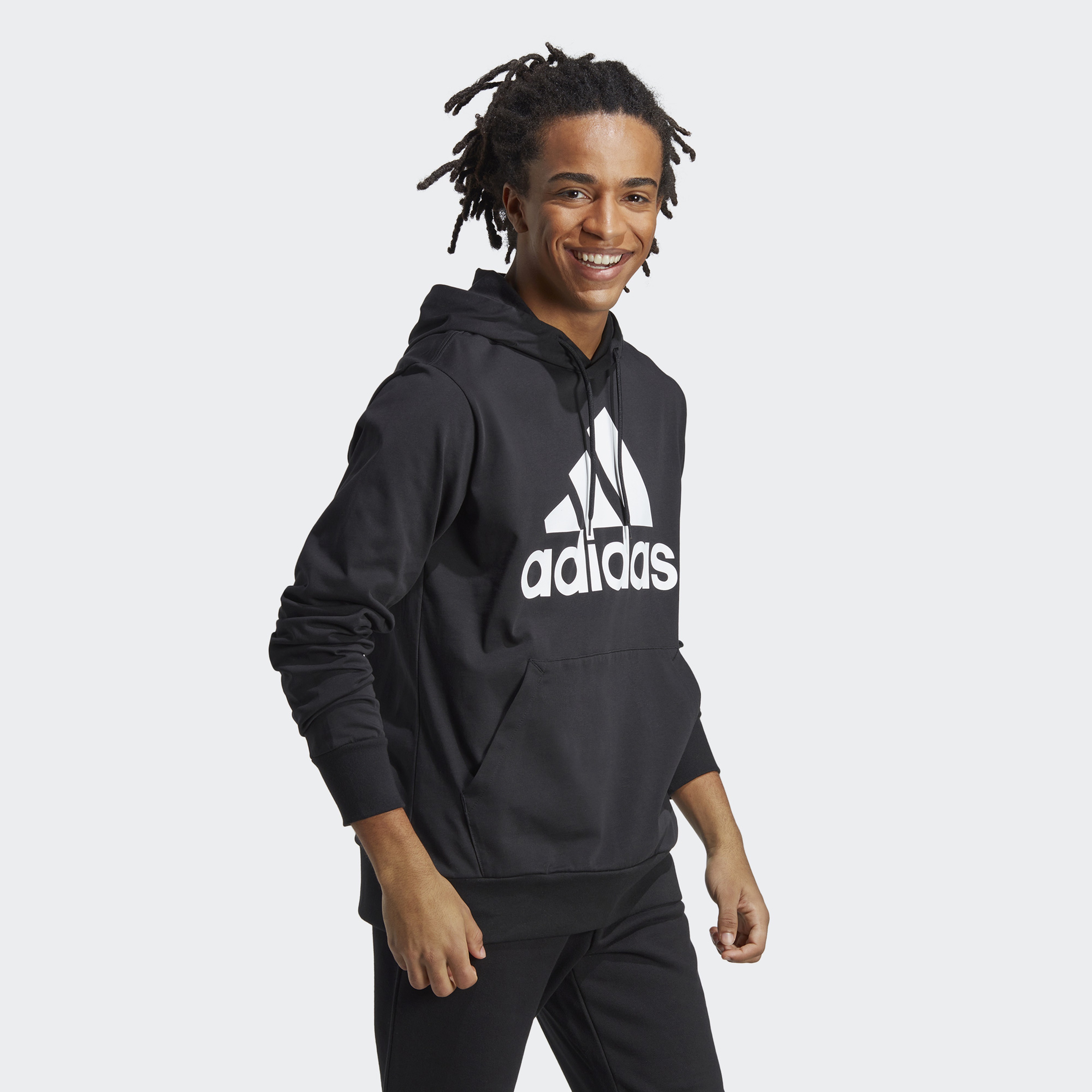 adidas Essentials Erkek Siyah Günlük Sweatshirt