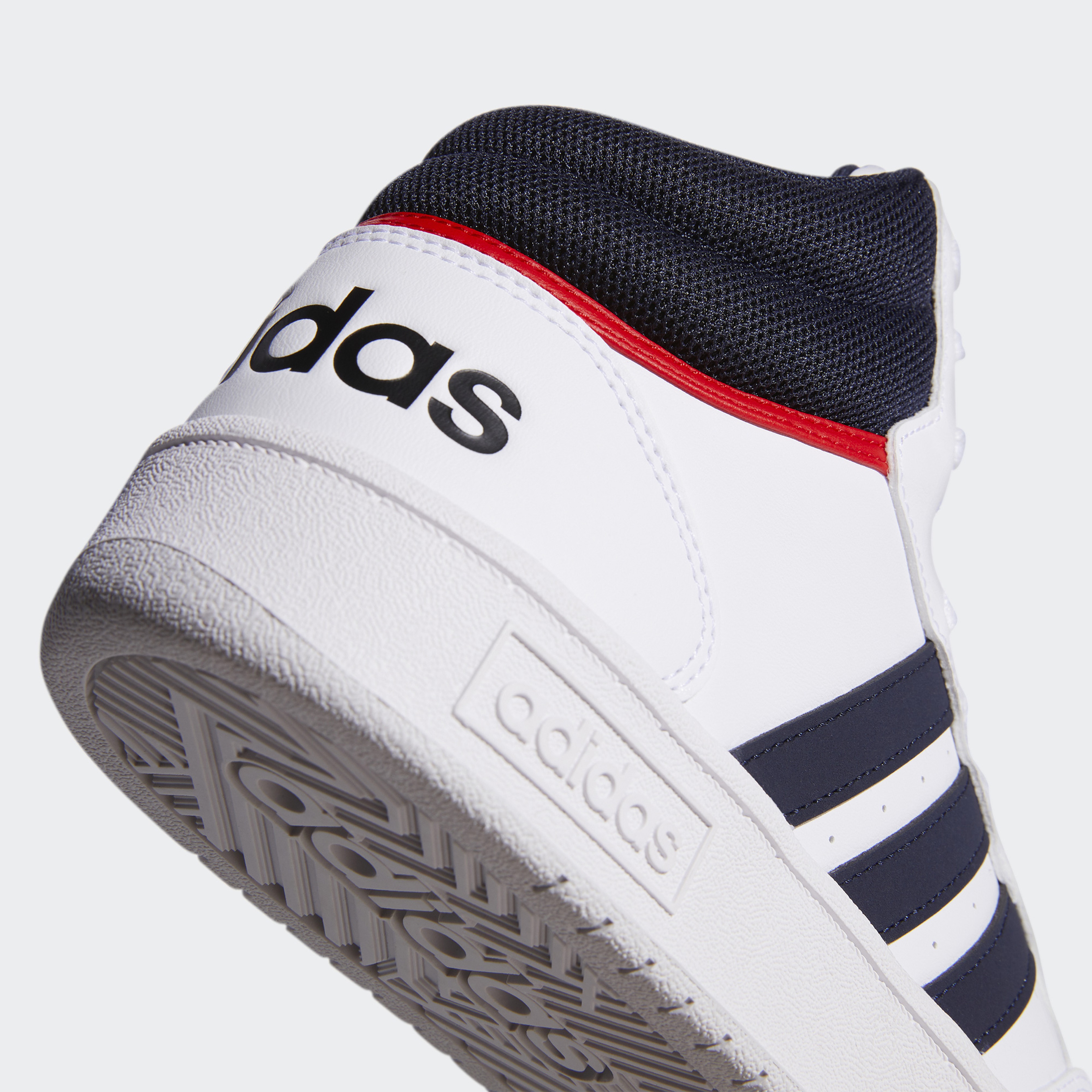 adidas Hoops 3.0 Mid Erkek Beyaz Spor Ayakkabı