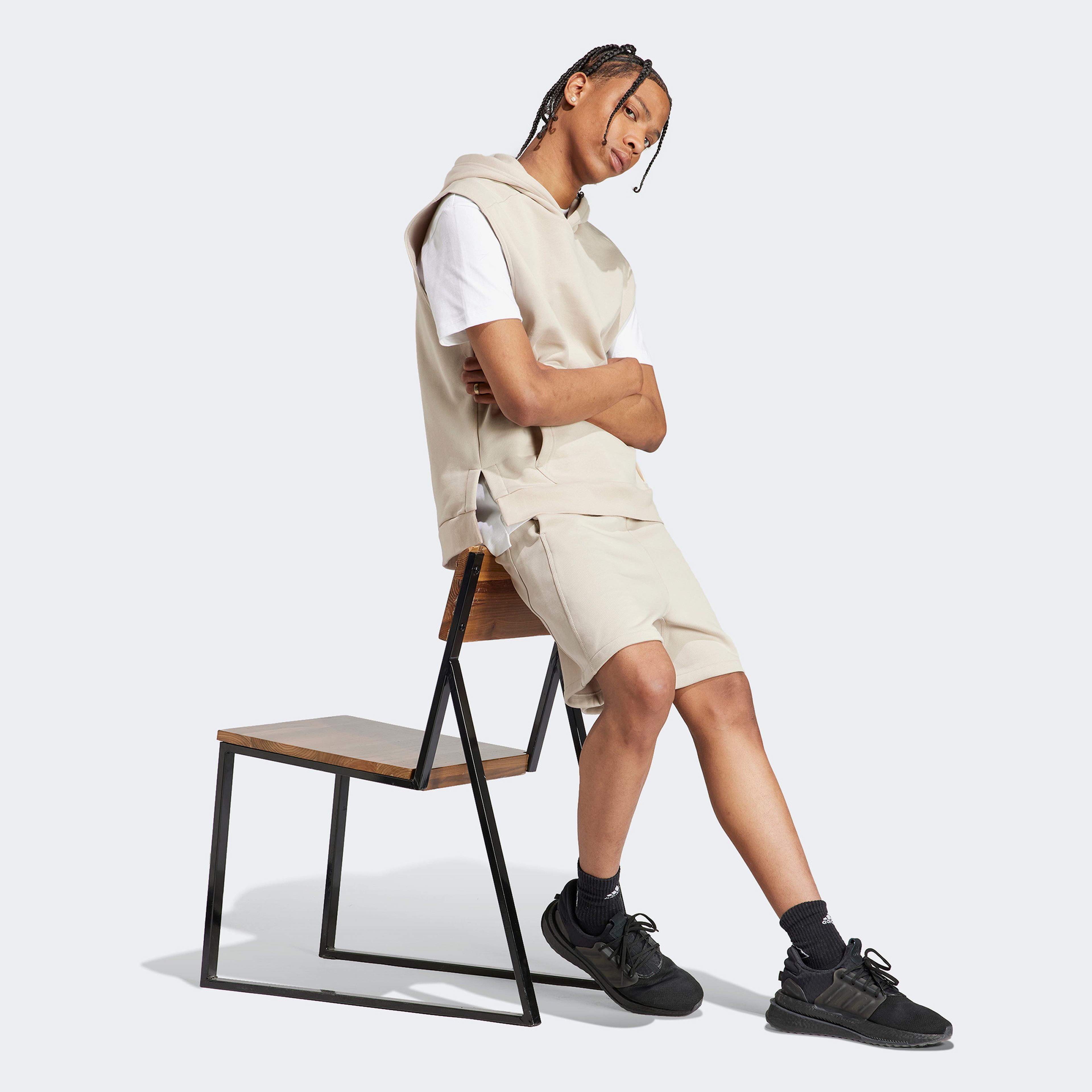 Adidas Erkek Bej T-Shirt