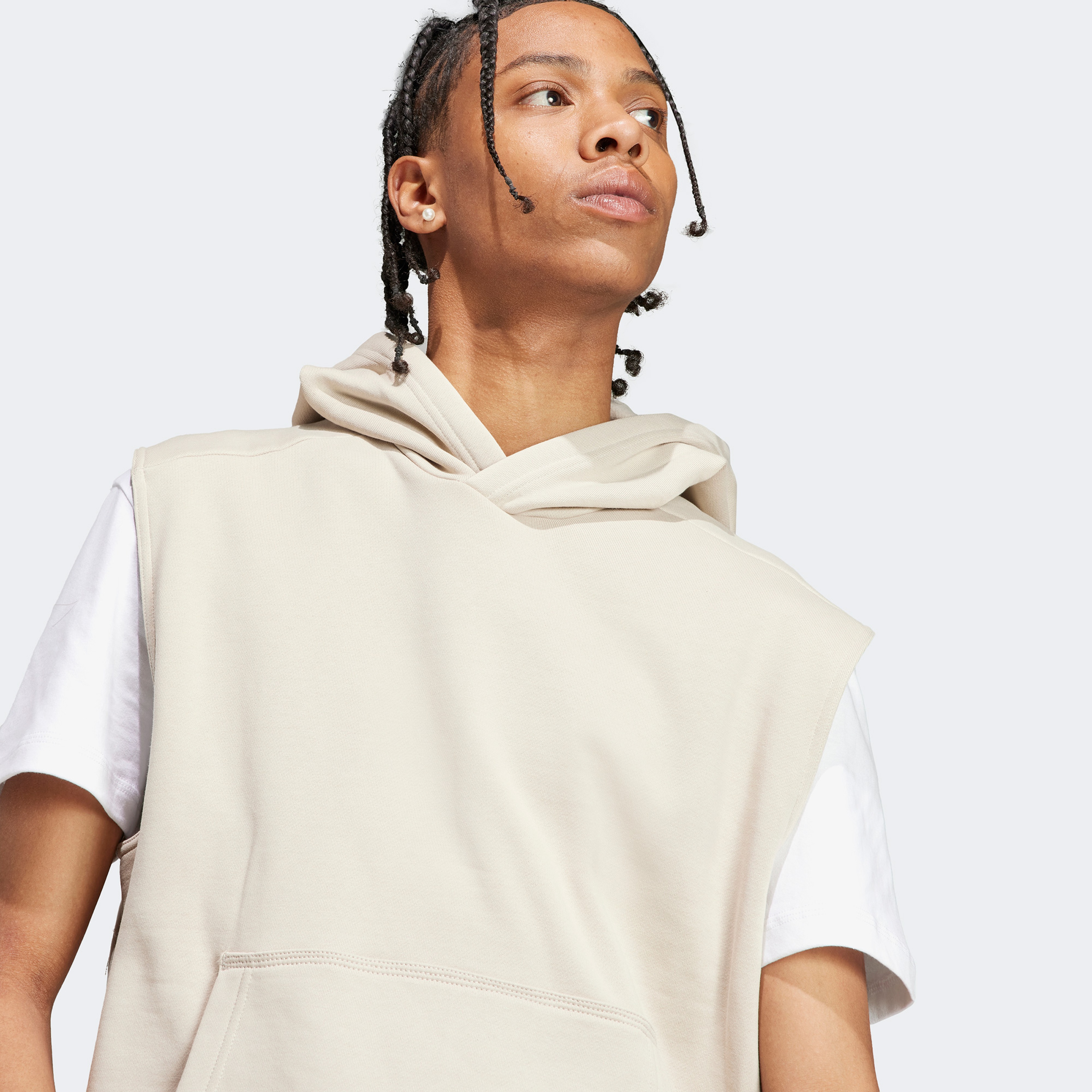 Adidas Erkek Bej T-Shirt