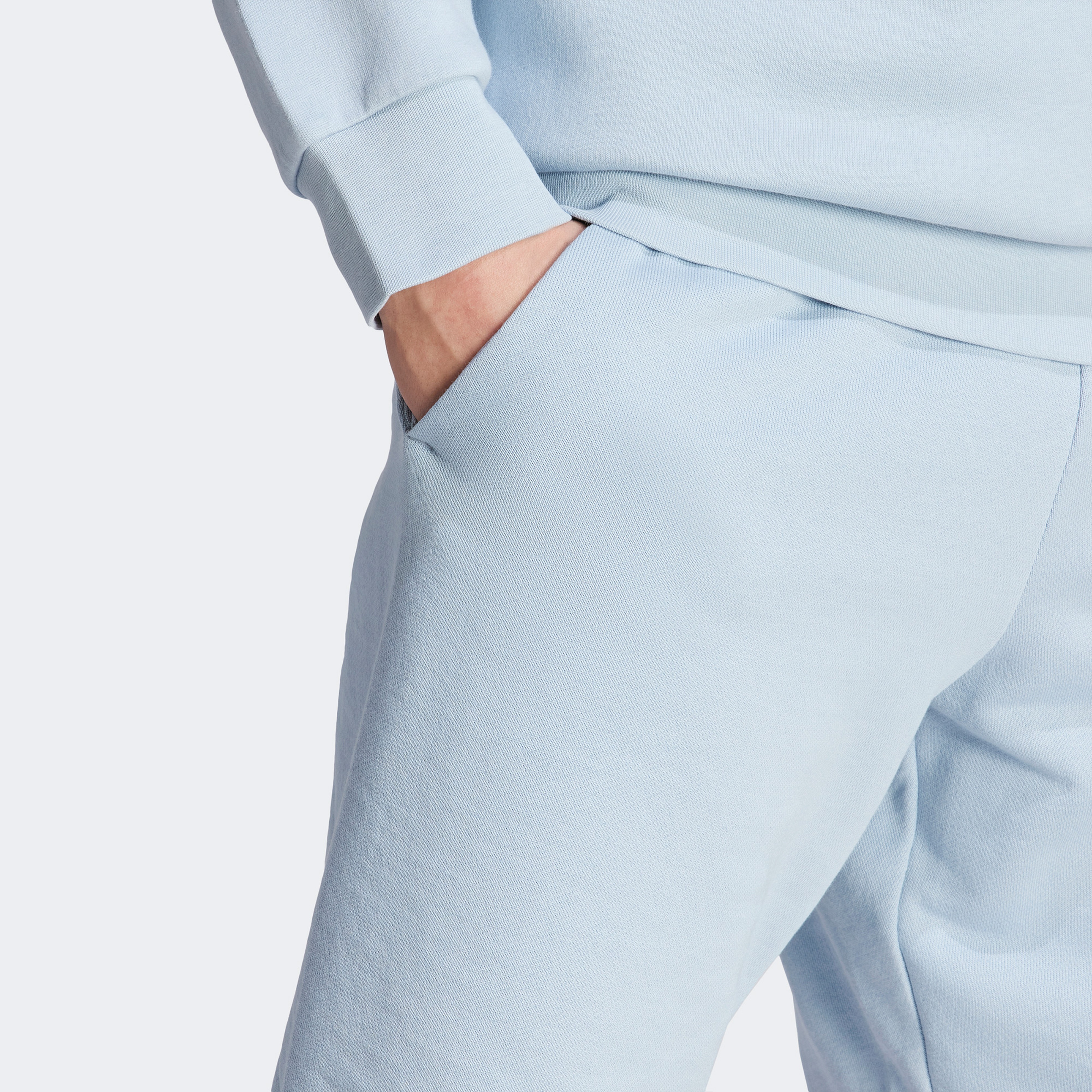 adidas Essentials Big Logo French Terry Erkek Mavi Günlük Şort