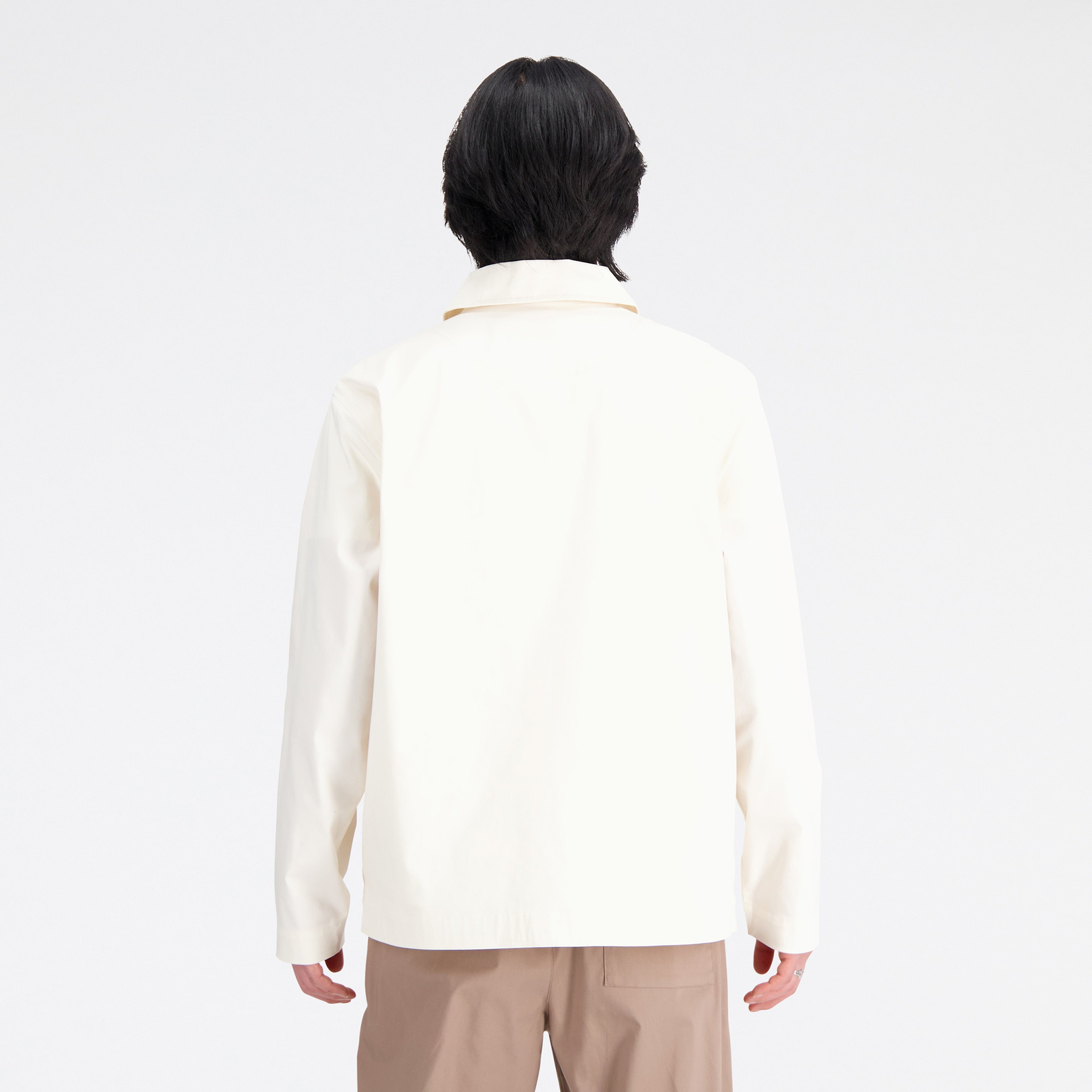 New Balance Athletics Linear Erkek Bej Ceket