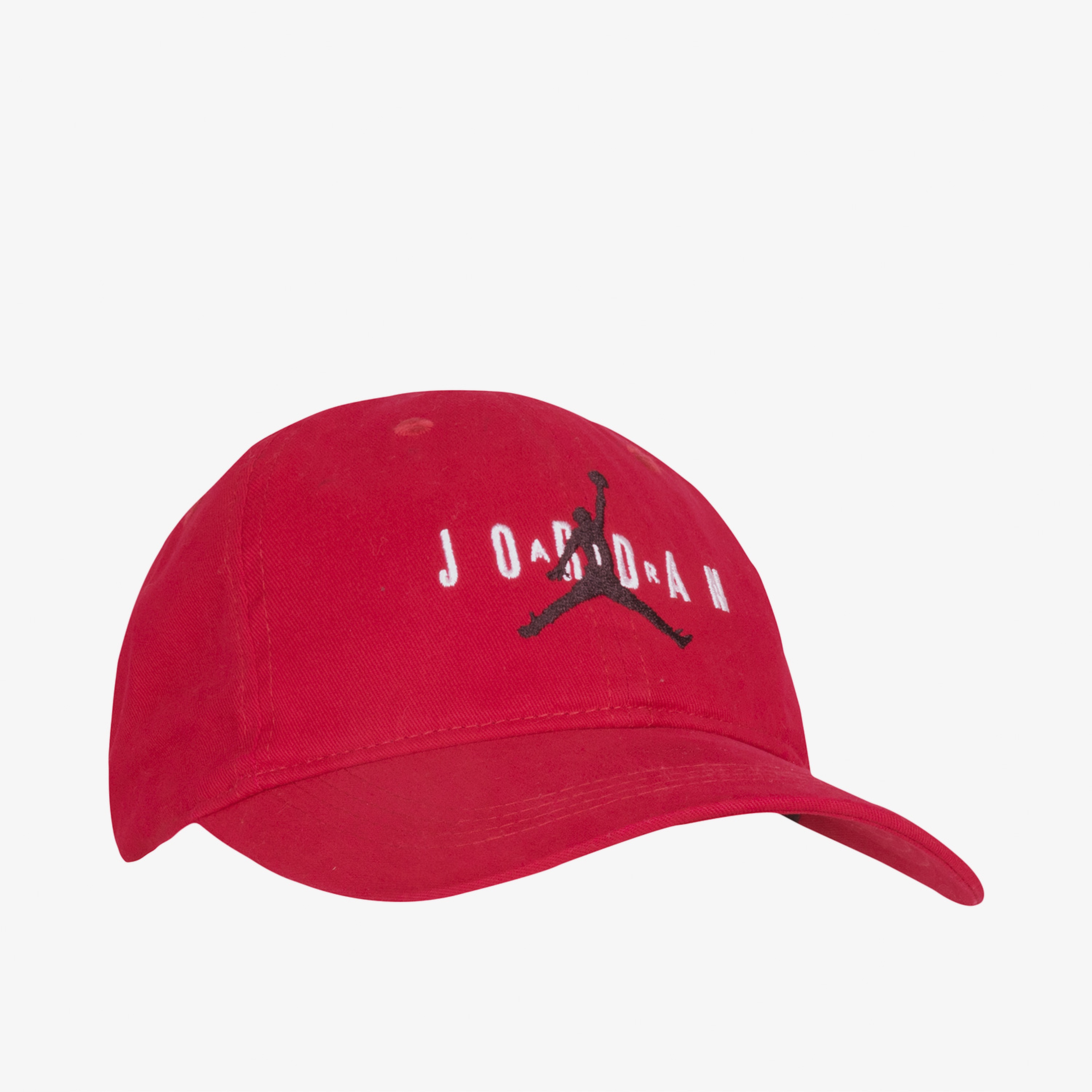 Jordan Curve Brim Adjustable Çocuk Kırmızı Şapka