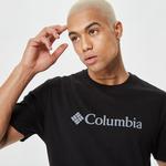 Columbia Basic Logo Brushed Erkek Siyah T?Shirt