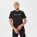 Columbia Basic Logo Brushed Erkek Siyah T?Shirt