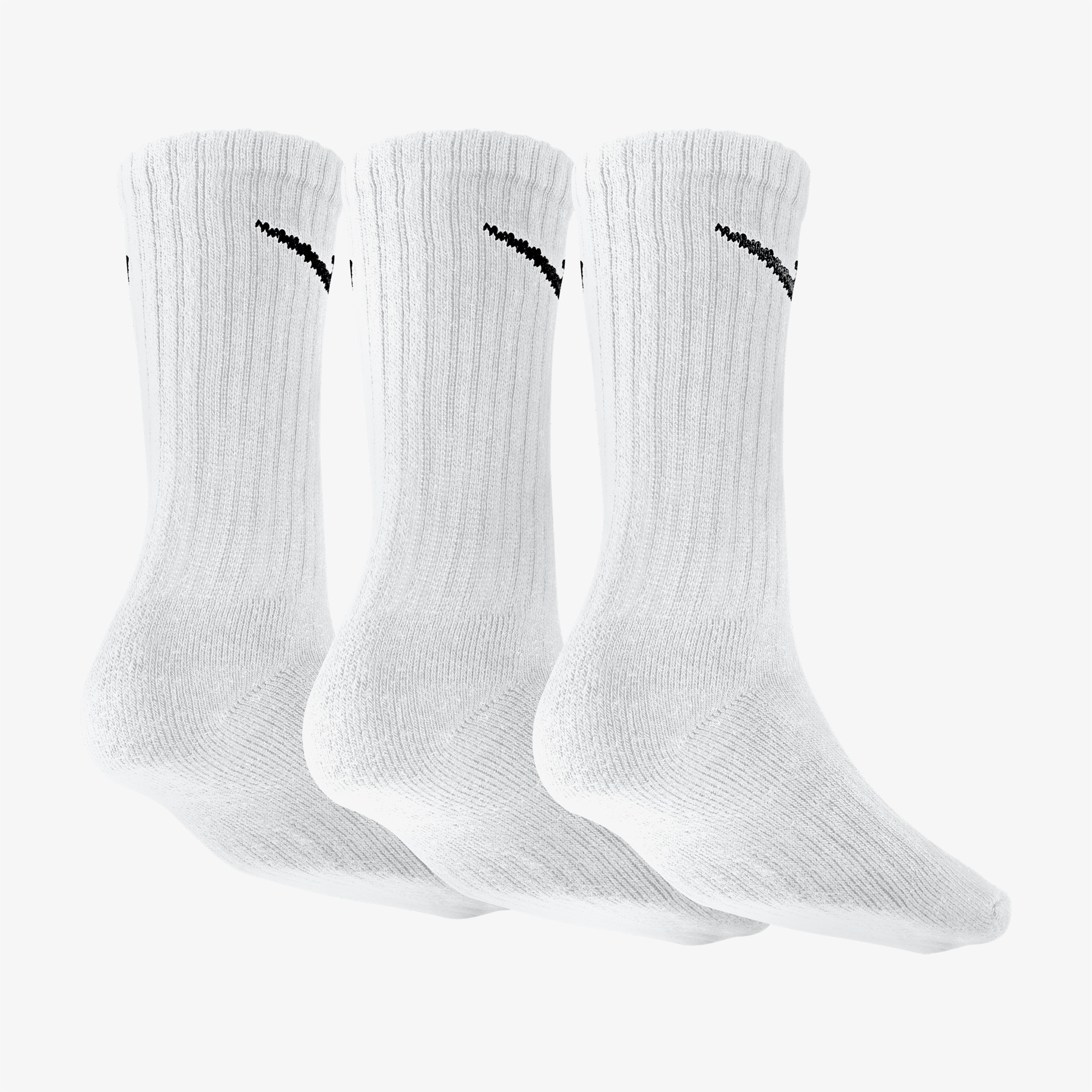 Nike Cush Crew 3'lü Value Beyaz Çorap