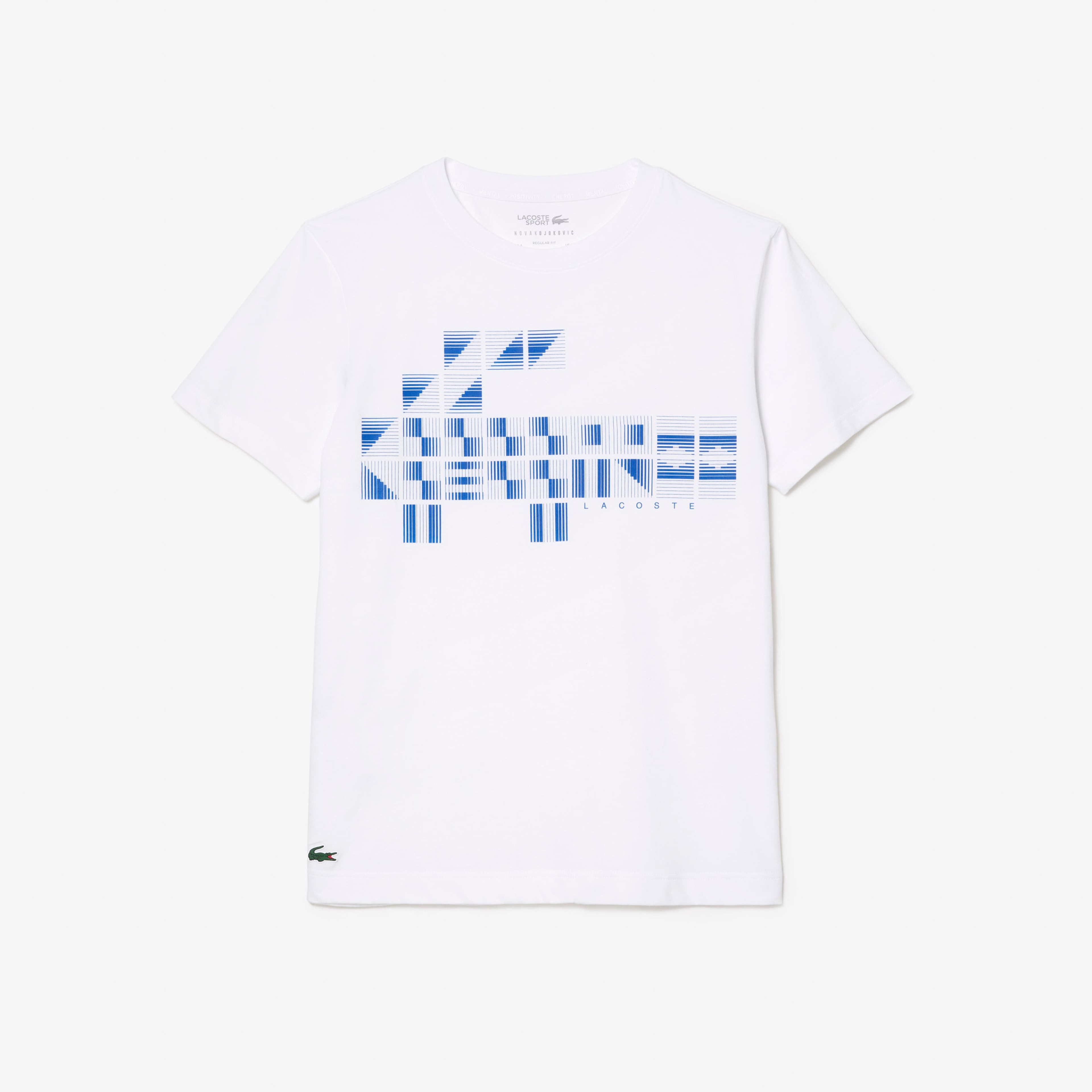 Erkek SPORT x Novak Djokovic Baskılı Beyaz T-Shirt