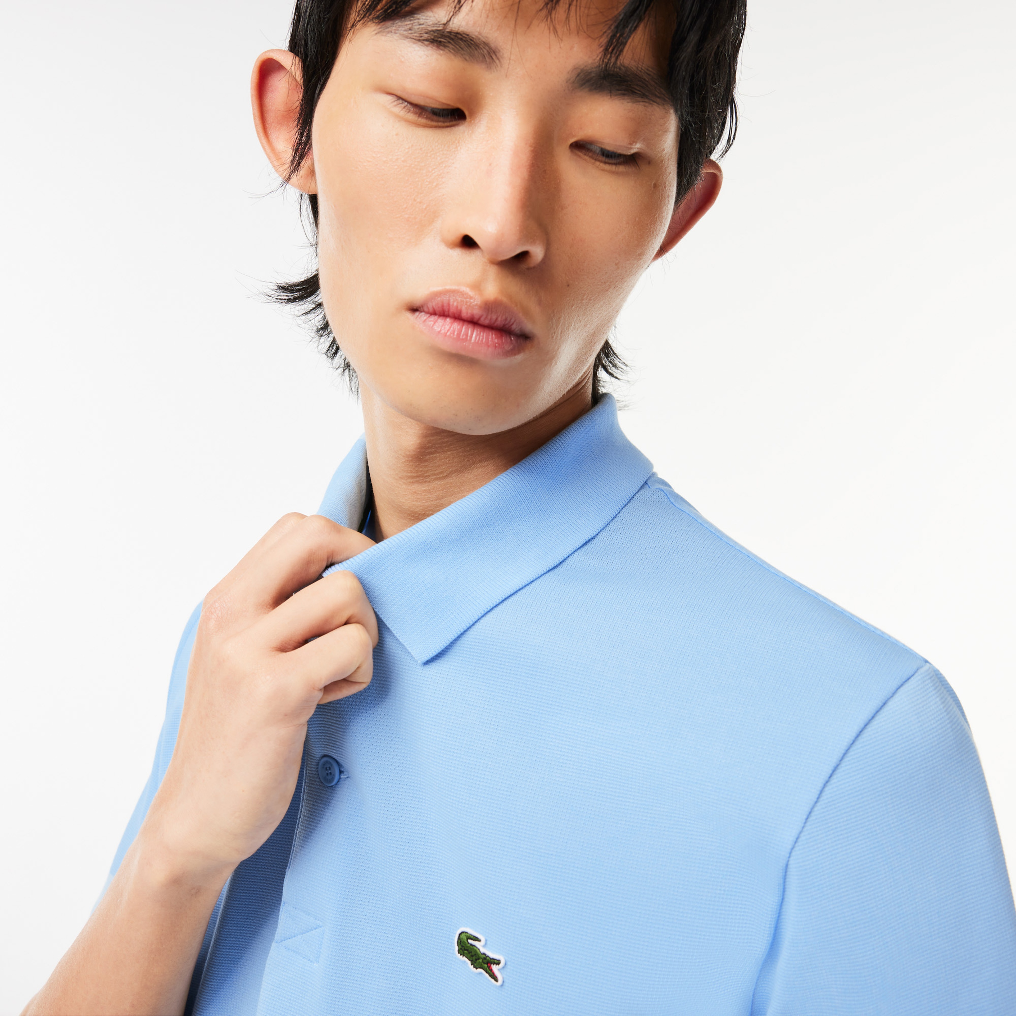 Erkek Regular Fit Açık Mavi Polo