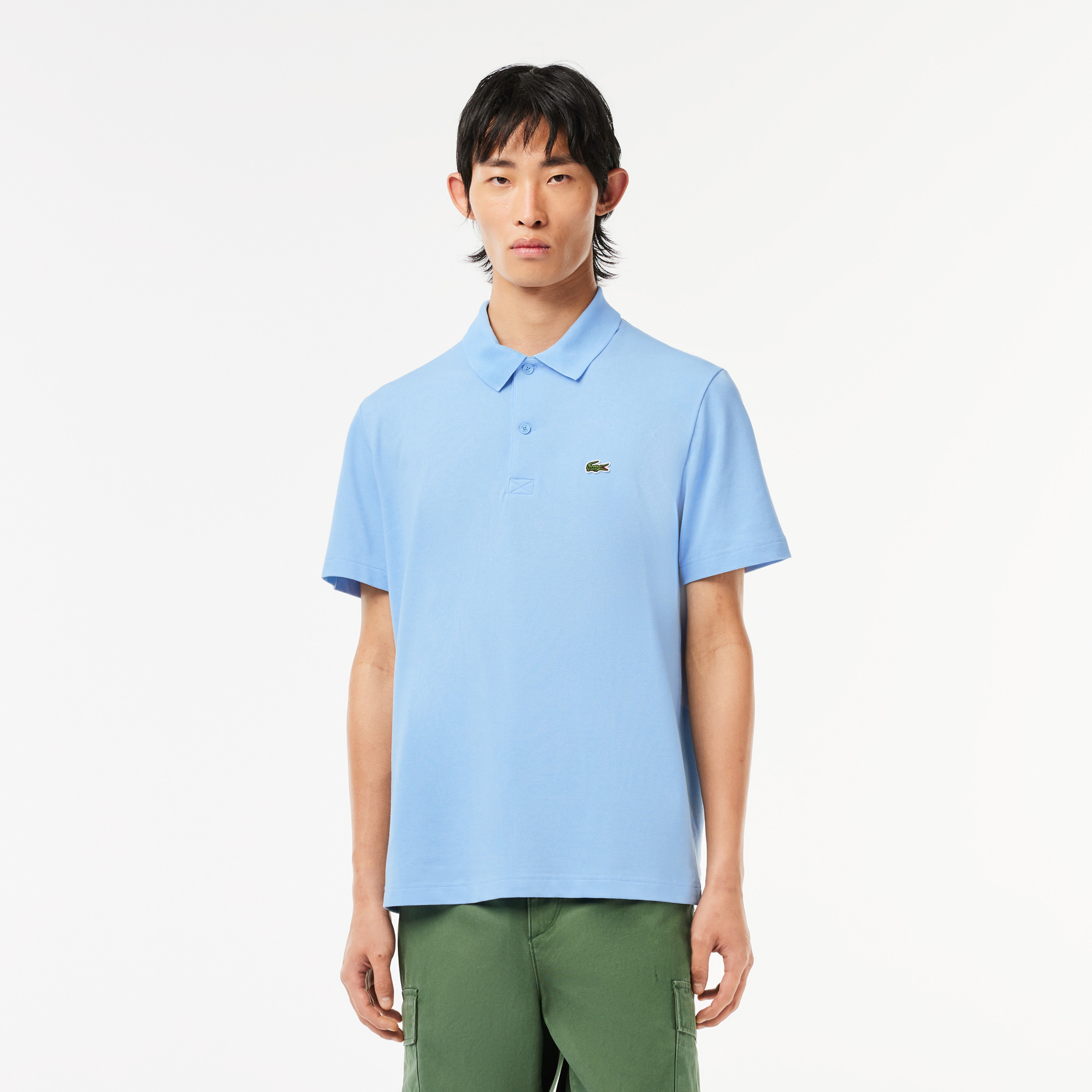 Erkek Regular Fit Açık Mavi Polo