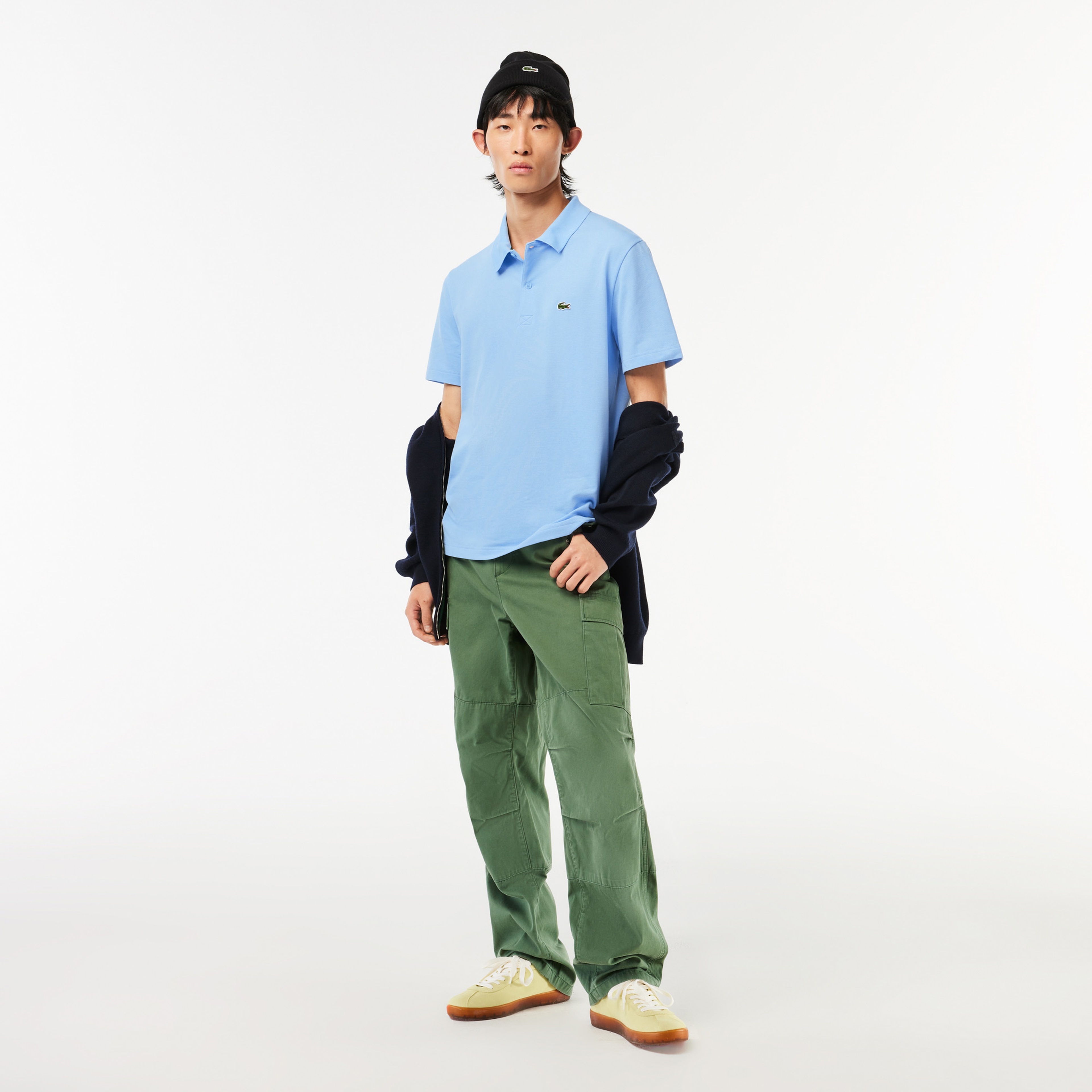 Erkek Regular Fit Açık Mavi Polo