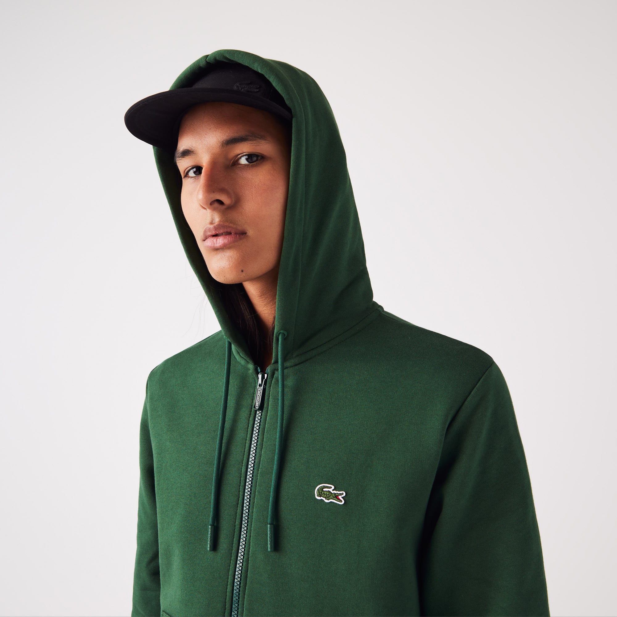 Erkek Classic Fit Fermuarlı Yeşil Sweatshirt9 - XXLSH9626| Occasion