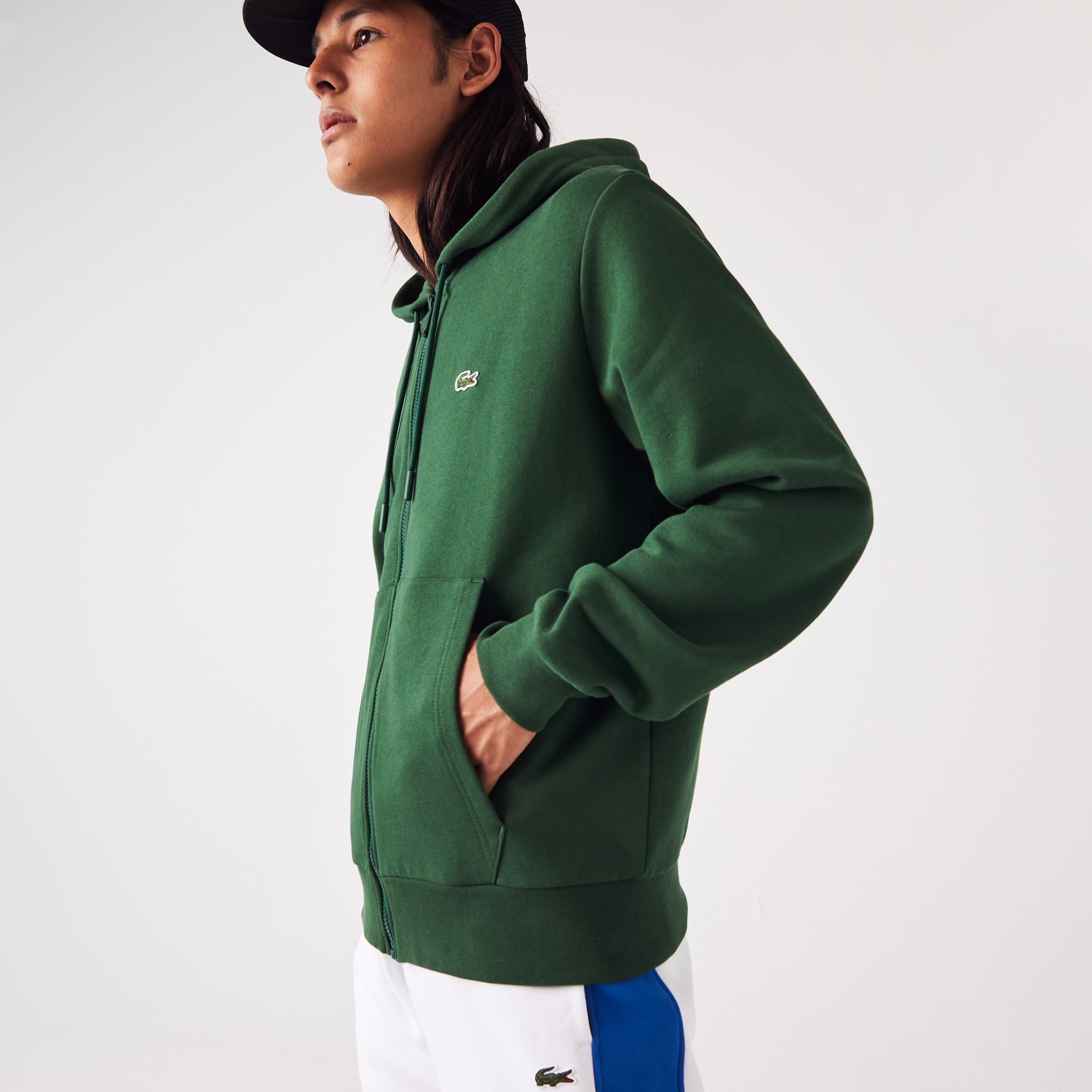 Erkek Classic Fit Fermuarlı Yeşil Sweatshirt9 - XXLSH9626| Occasion