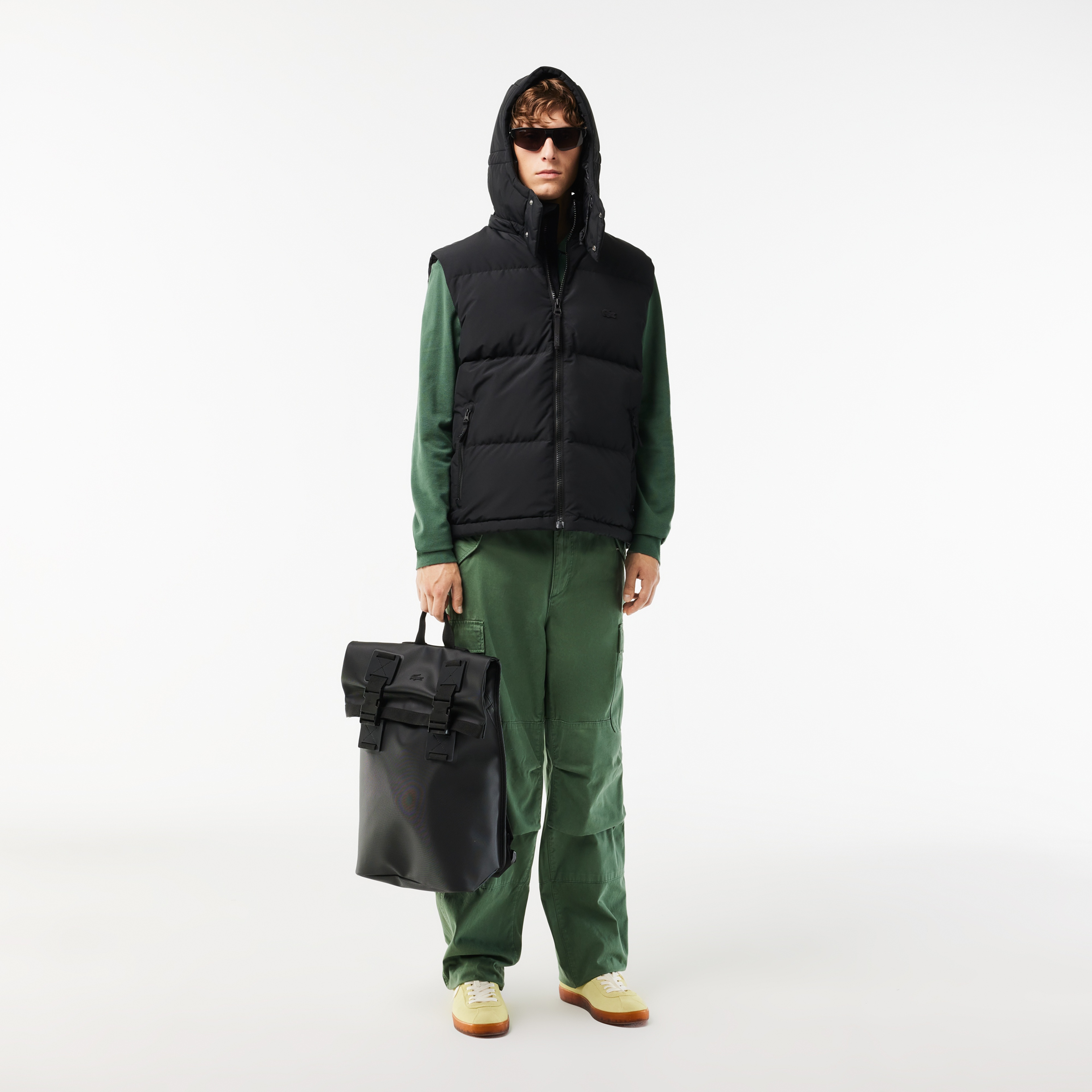 Erkek Kapitone Siyah Yelek