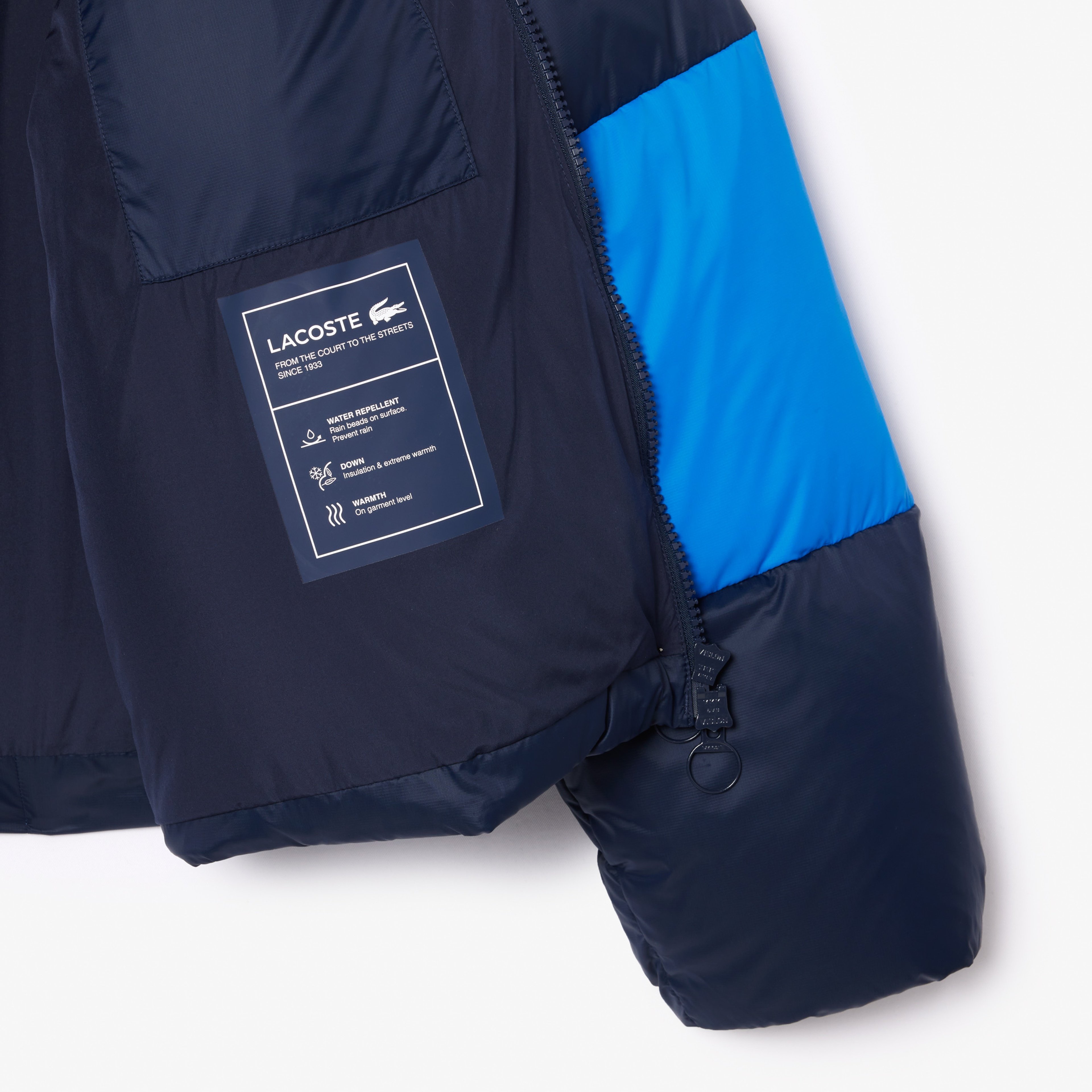 Kadın Kapüşonlu Kapitone Mavi Mont