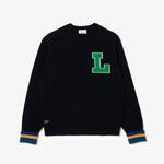 Neo Heritage Unisex Classic Fit Bisiklet Yaka Lacivert Triko