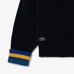 Neo Heritage Unisex Classic Fit Bisiklet Yaka Lacivert Triko