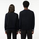 Neo Heritage Unisex Classic Fit Bisiklet Yaka Lacivert Triko