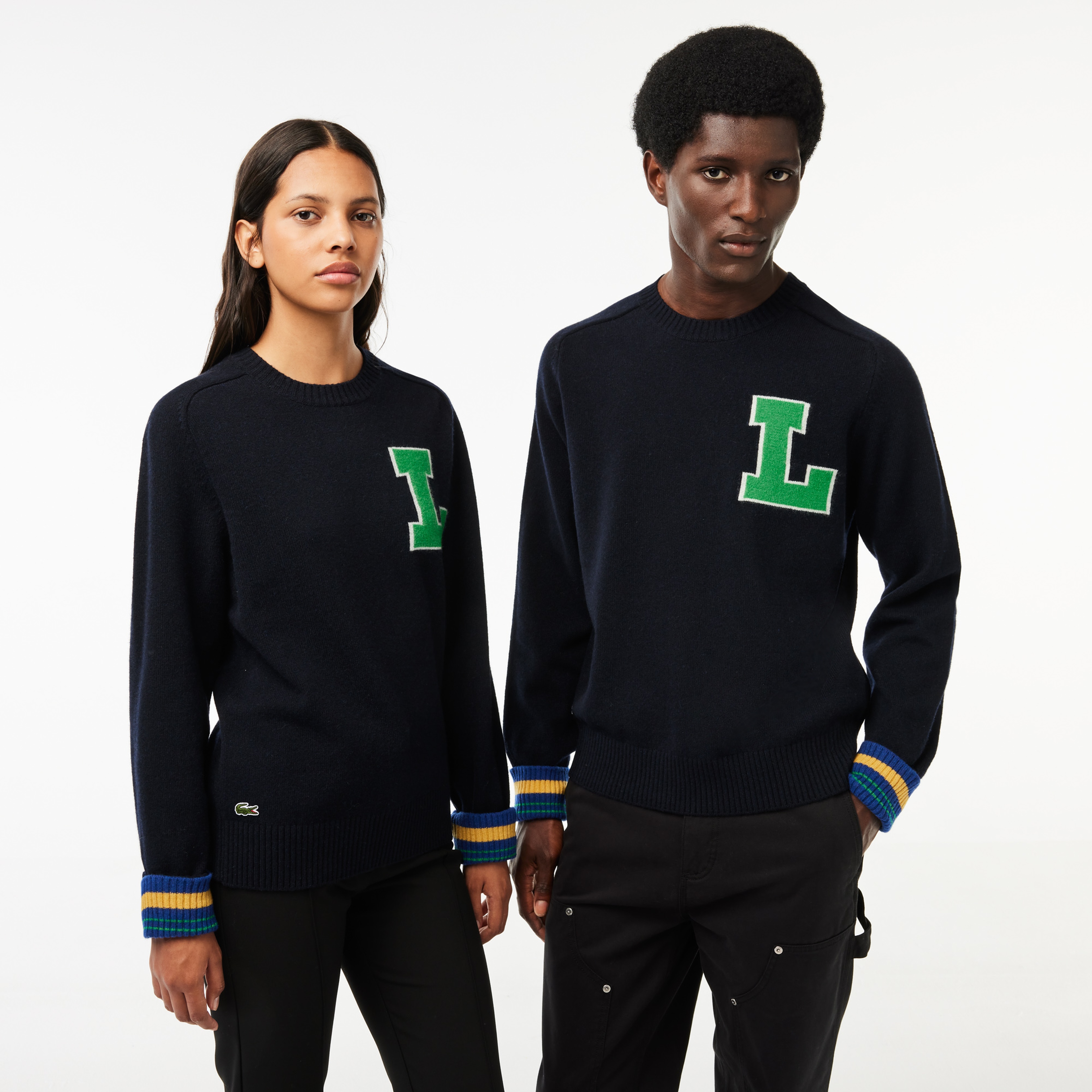 Neo Heritage Unisex Classic Fit Bisiklet Yaka Lacivert Triko