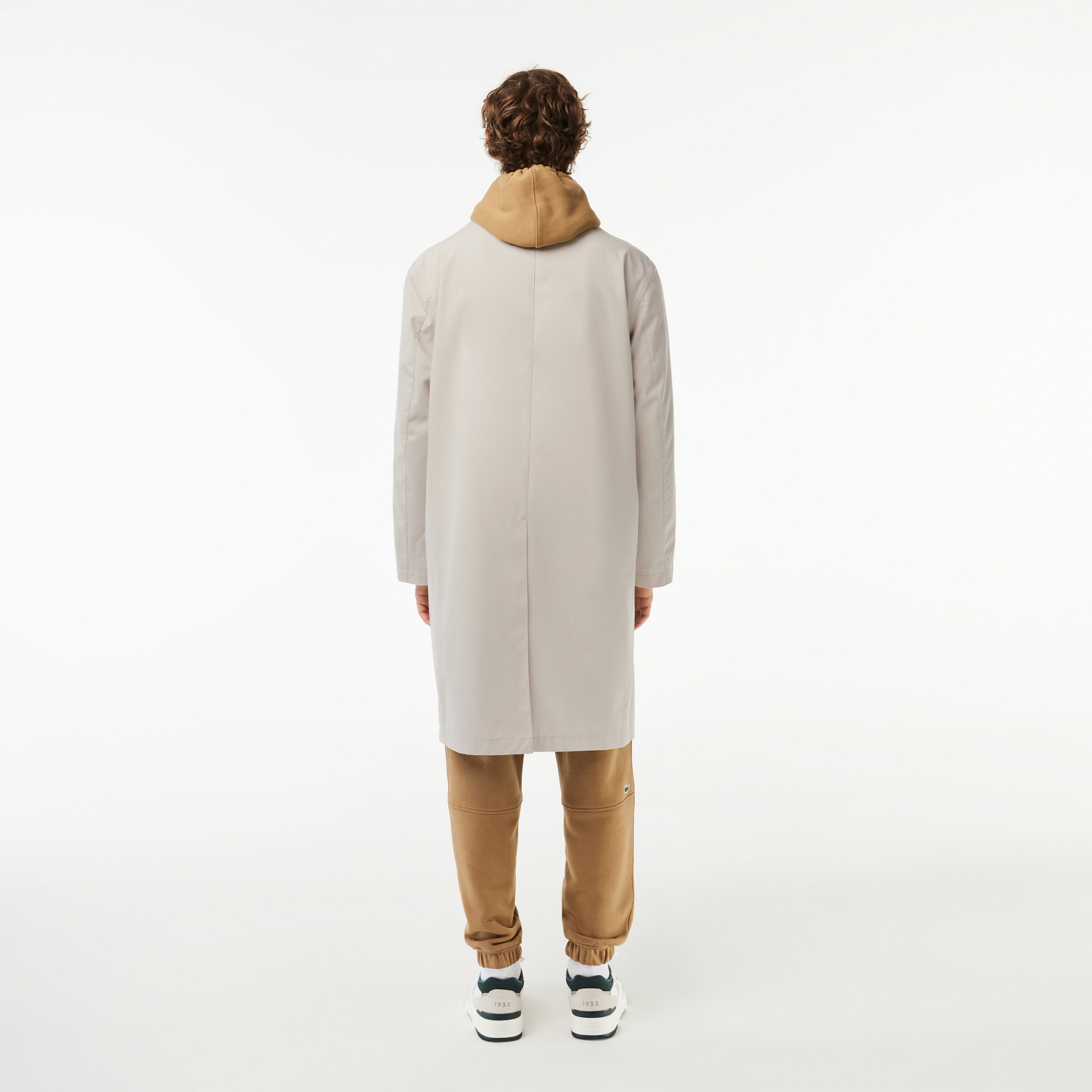 Erkek Gömlek Yaka Açık Gri Mont