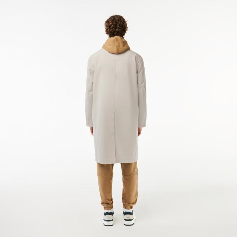 Erkek Gömlek Yaka Açık Gri Mont