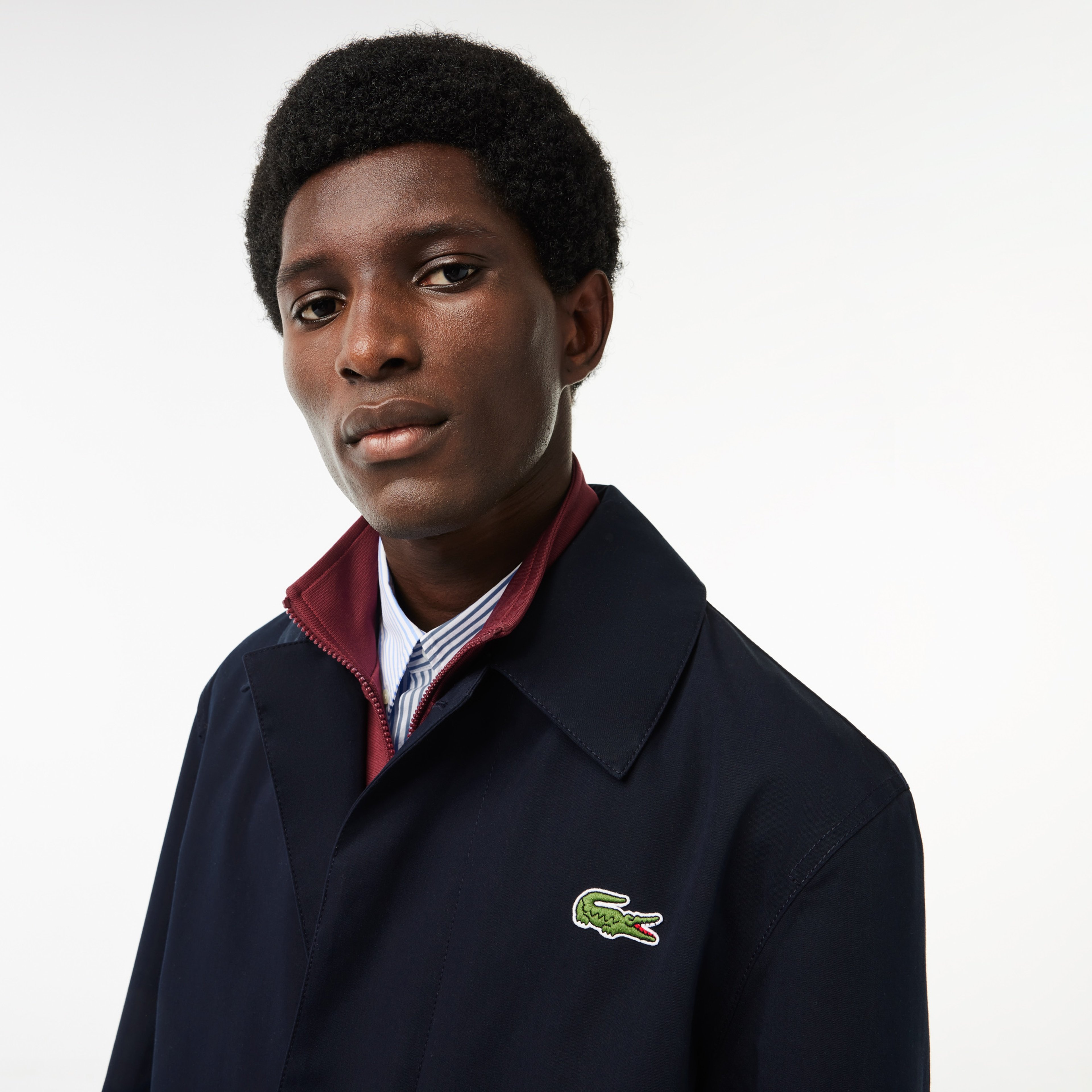 Erkek Gömlek Yaka Lacivert Mont