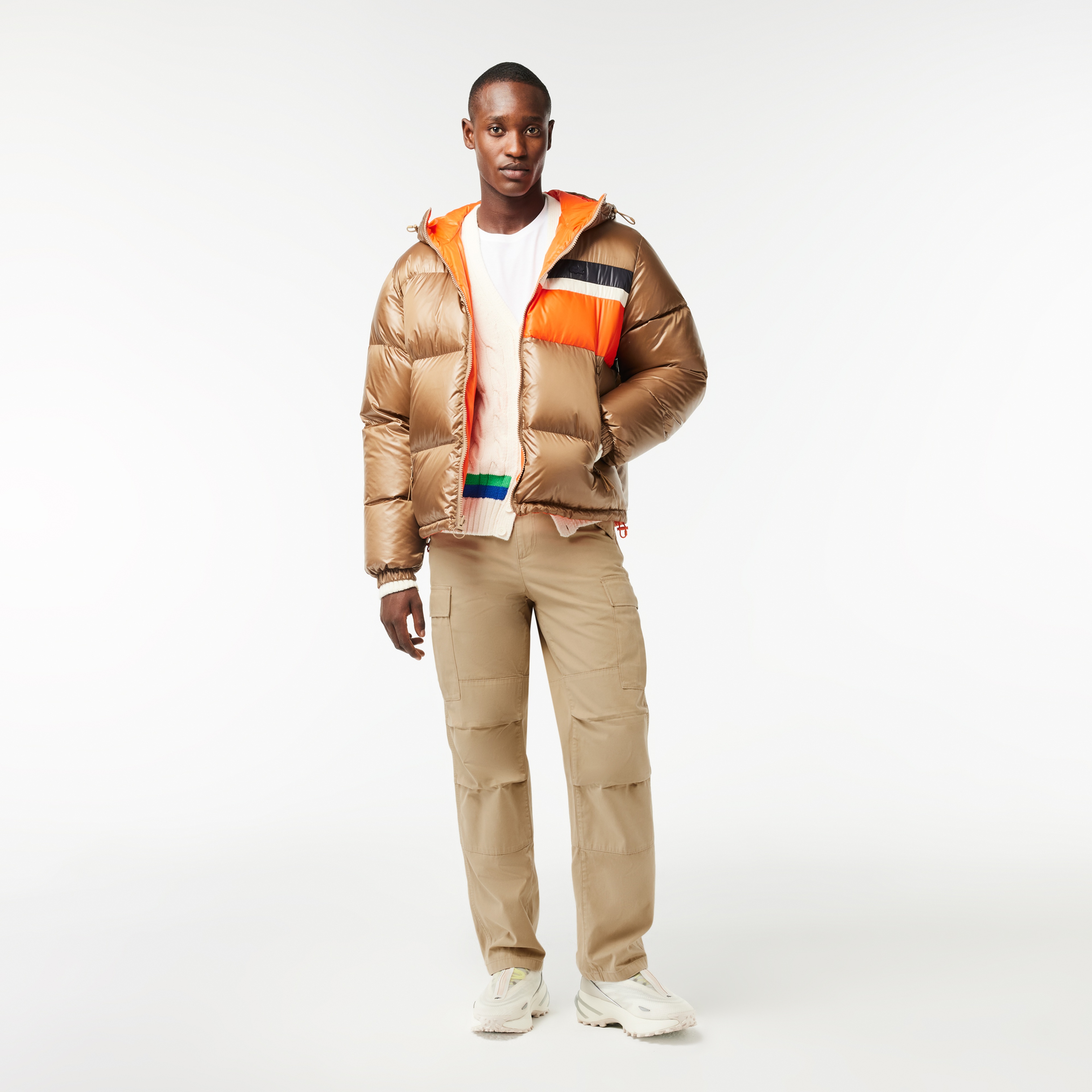 Erkek Straight Fit Bej Pantolon