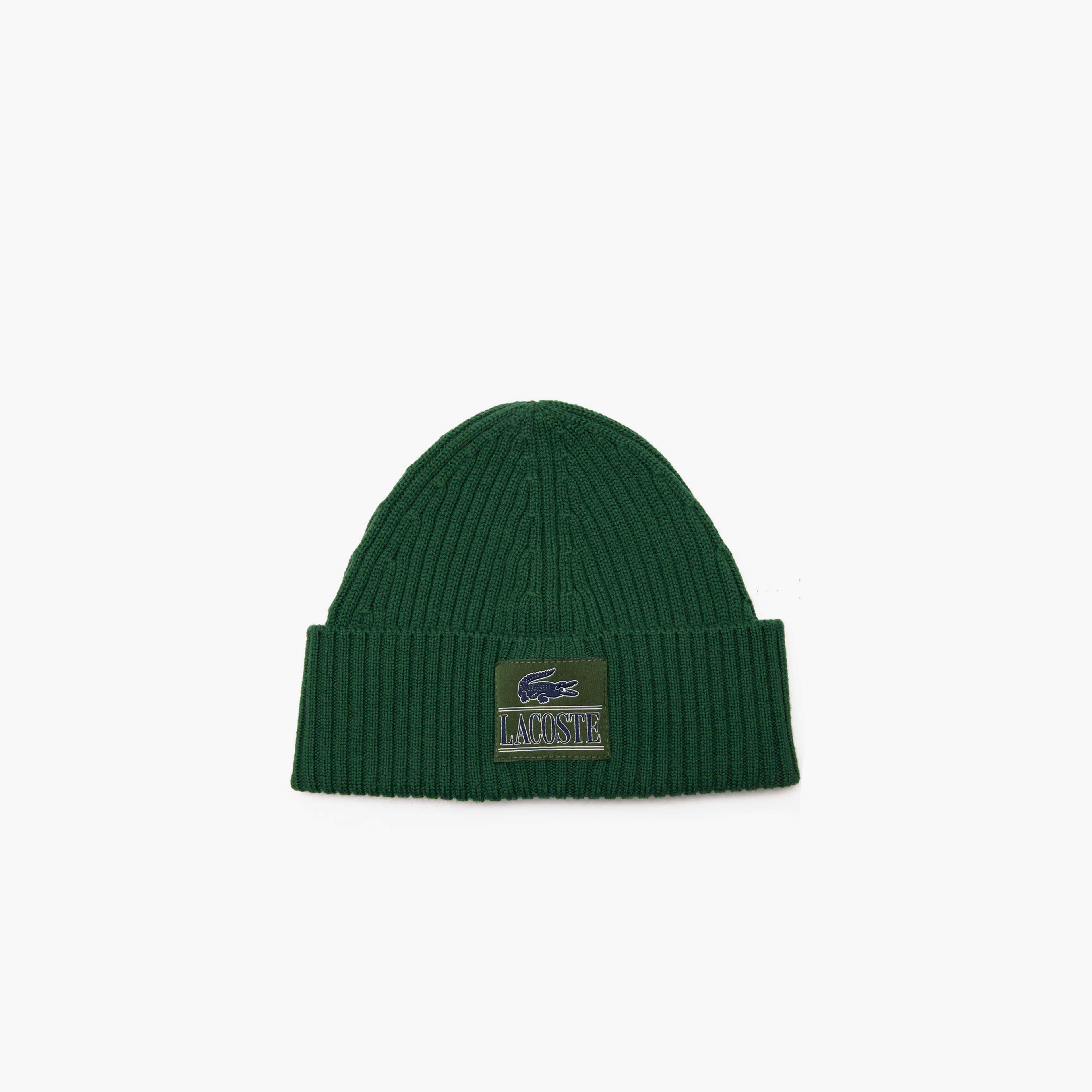 Lacoste Unisex Baskılı Yeşil Bere