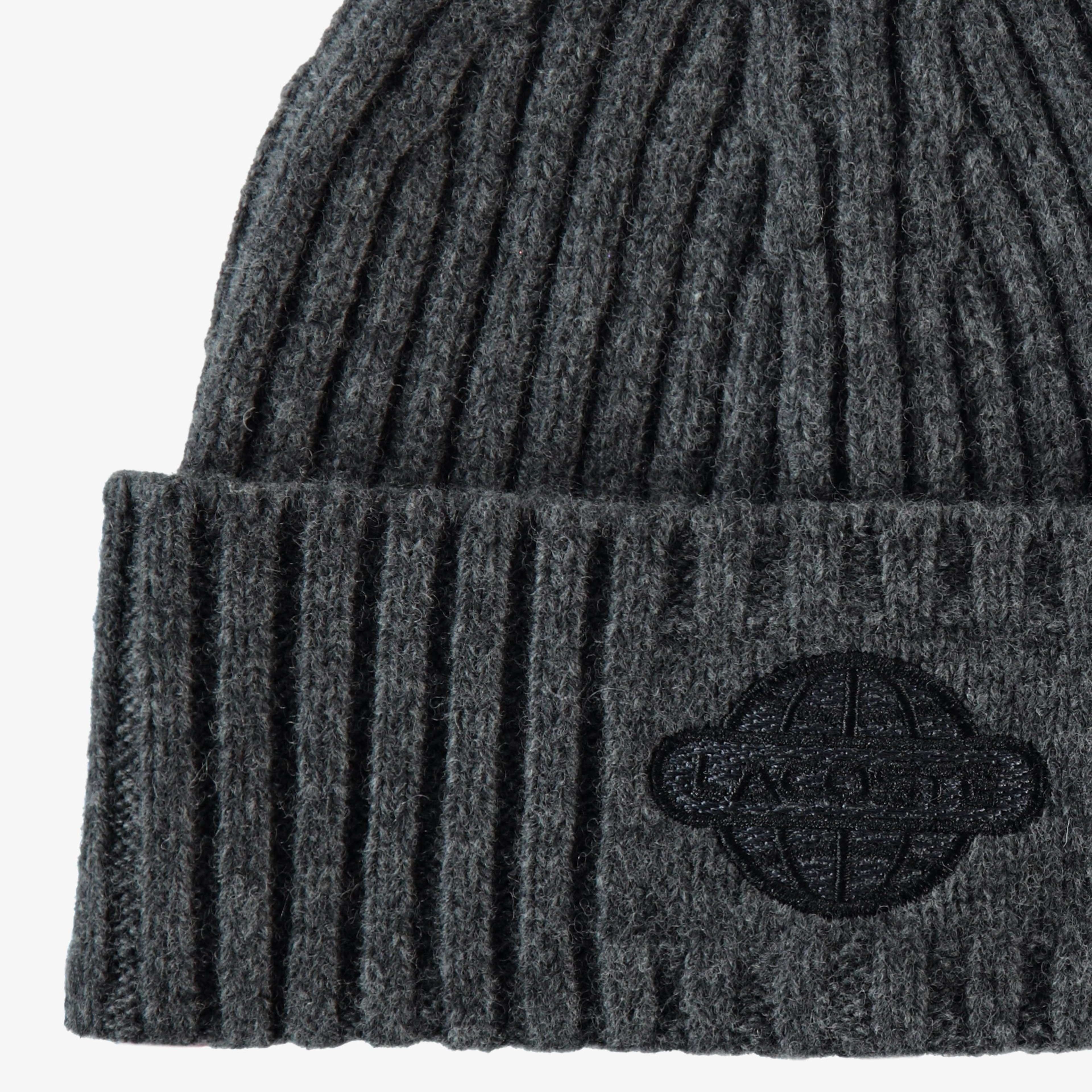 Erkek Baskılı Gri Bere