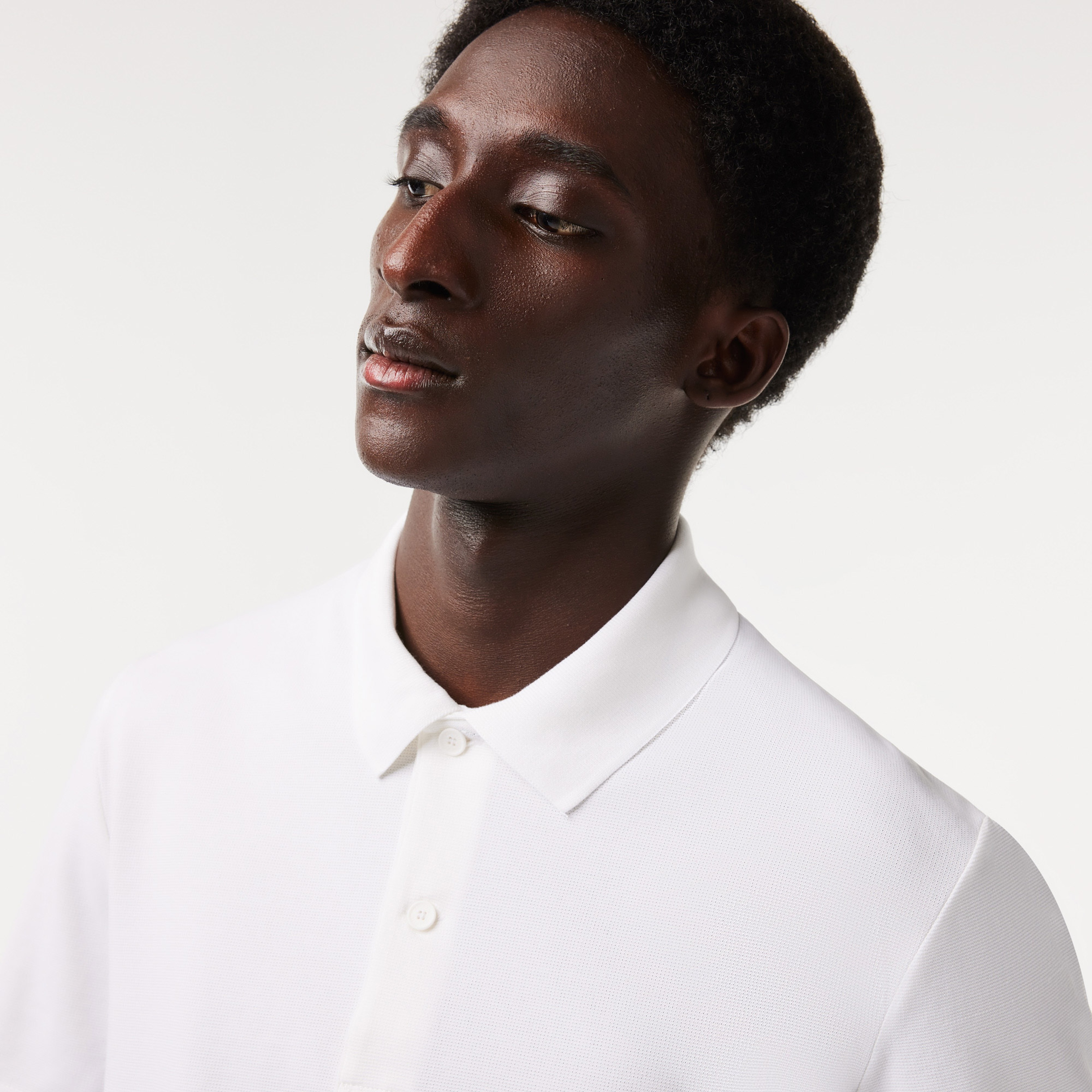 Erkek Regular Fit Beyaz Polo