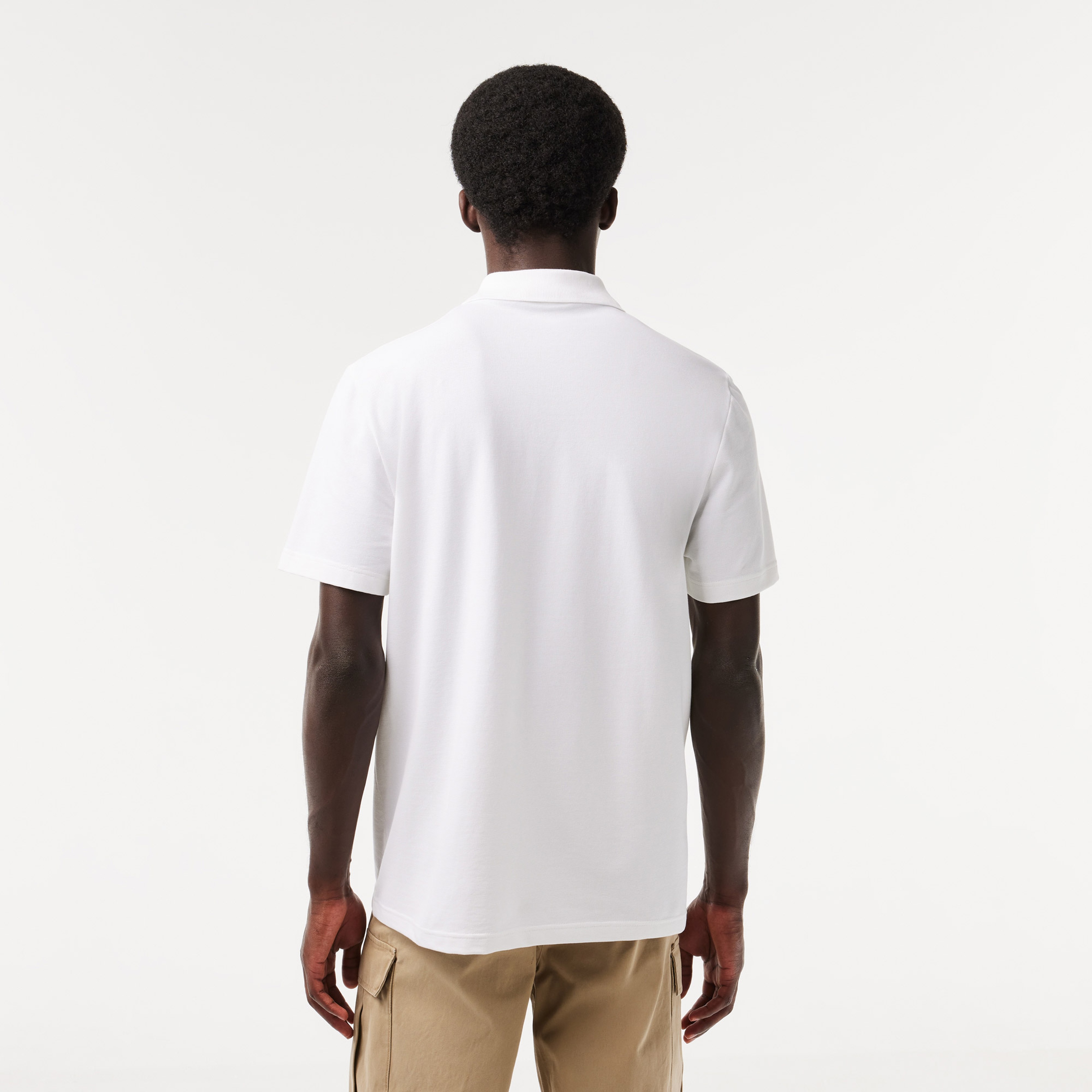 Erkek Regular Fit Beyaz Polo