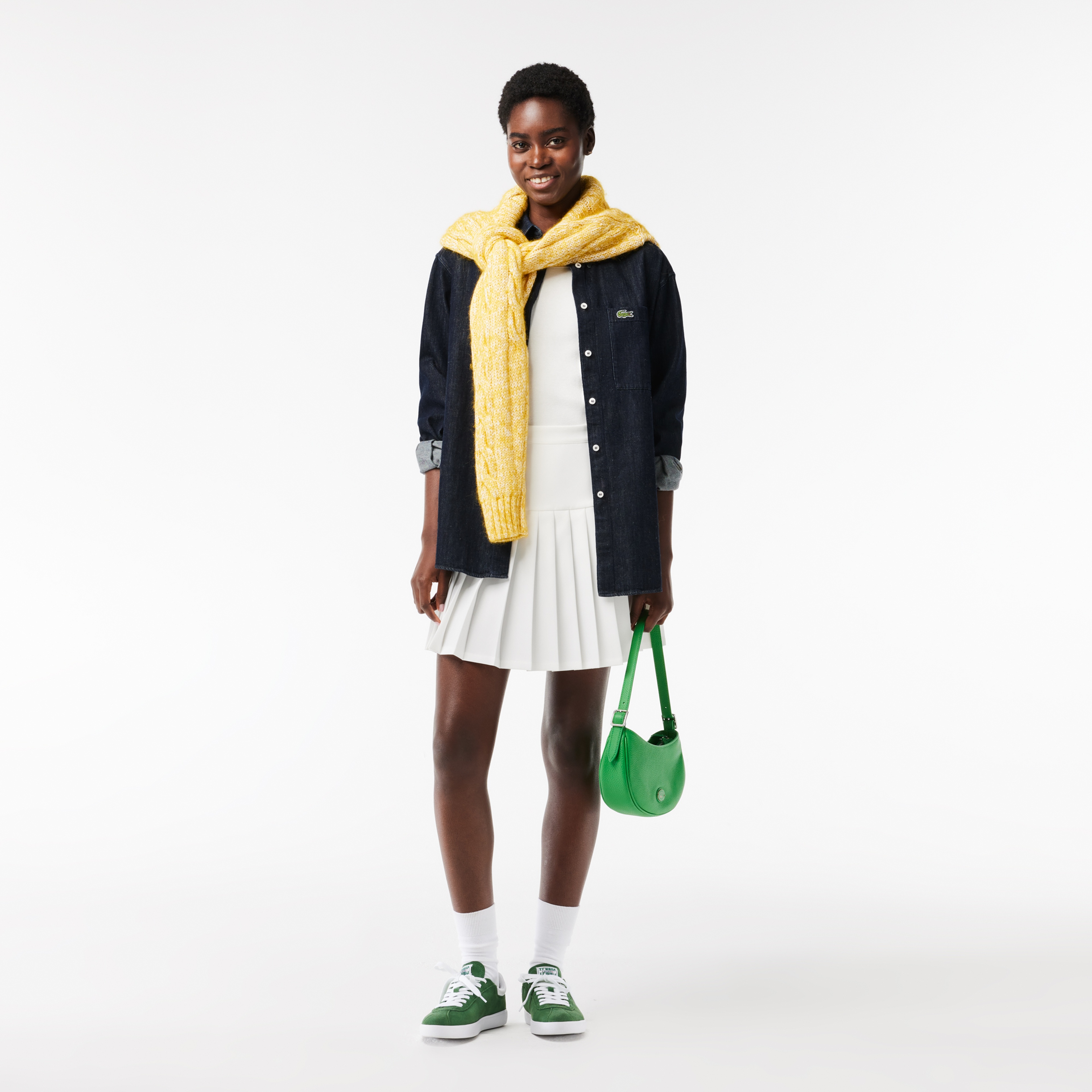 Kadın Relaxed Fit Denim Lacivert Gömlek